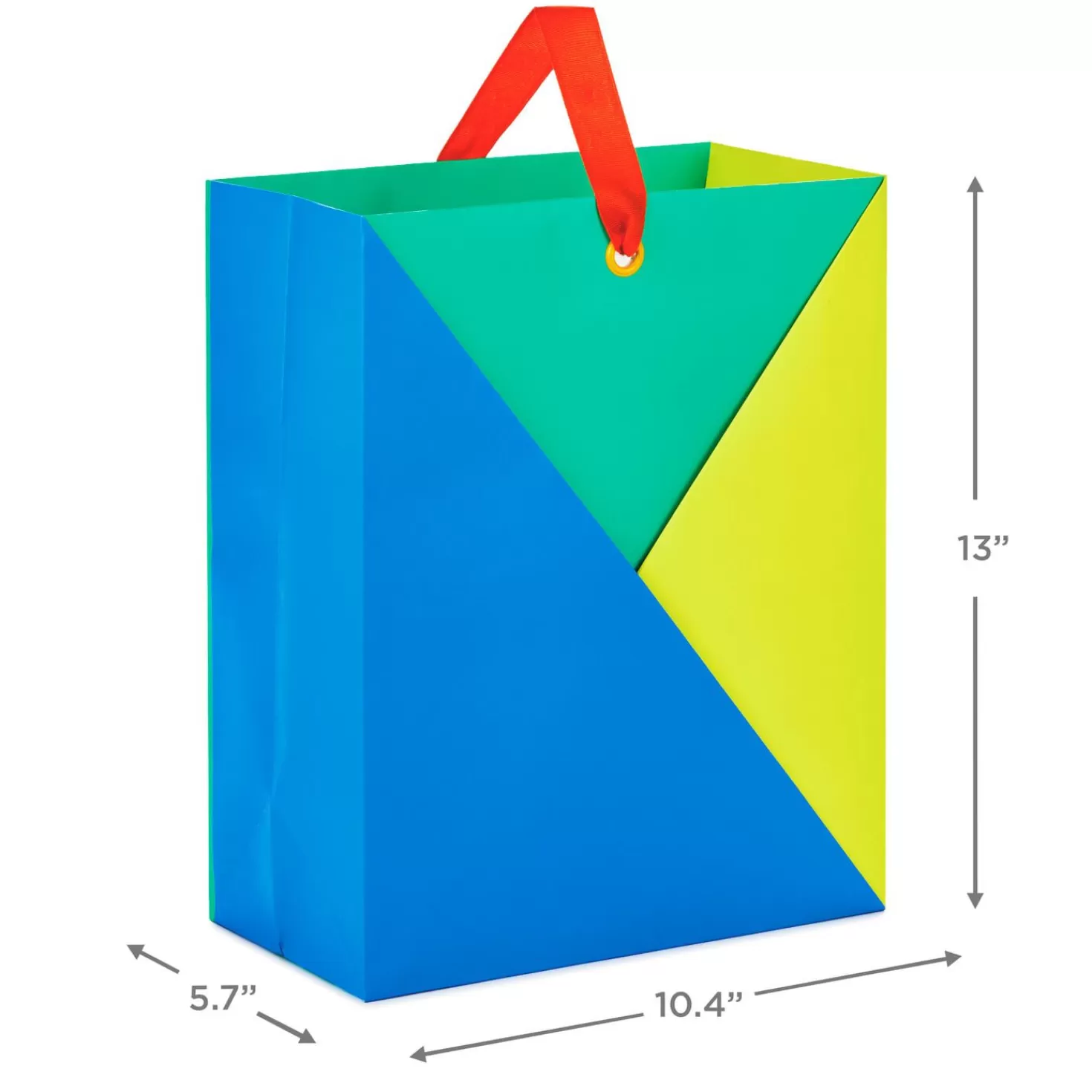 Store 13" Cool Color Block Gift Bag Encouragement
