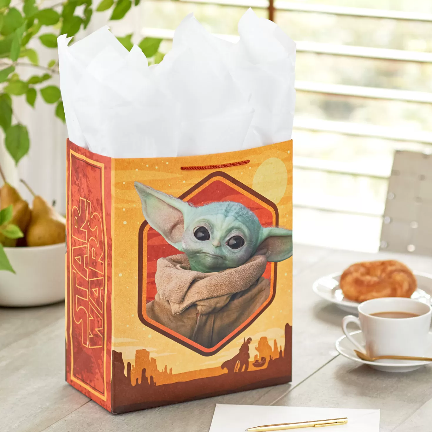 Birthday>Hallmark 13" Star Wars: The Mandalorian™ The Child™ Gift Bag With Tissue Paper