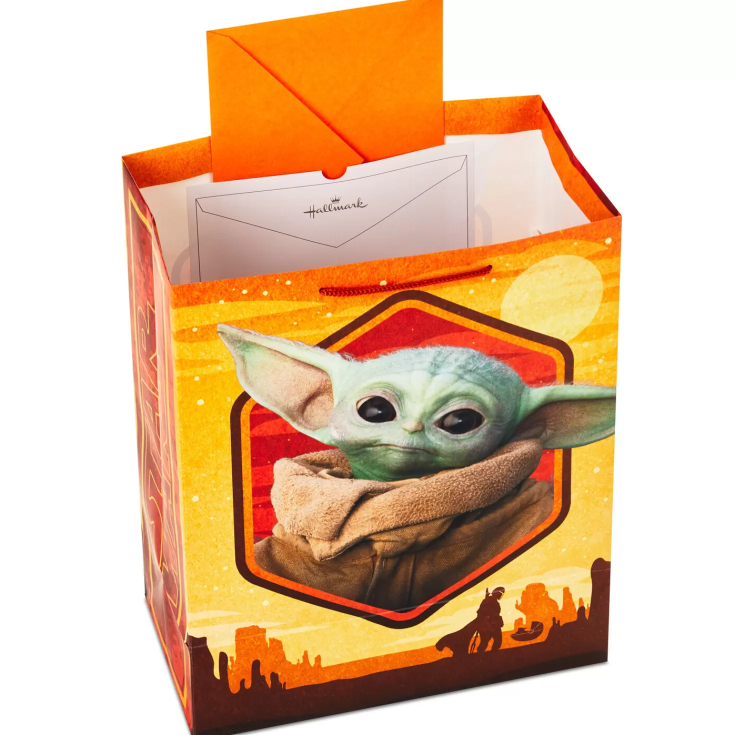 Birthday>Hallmark 13" Star Wars: The Mandalorian™ The Child™ Gift Bag With Tissue Paper