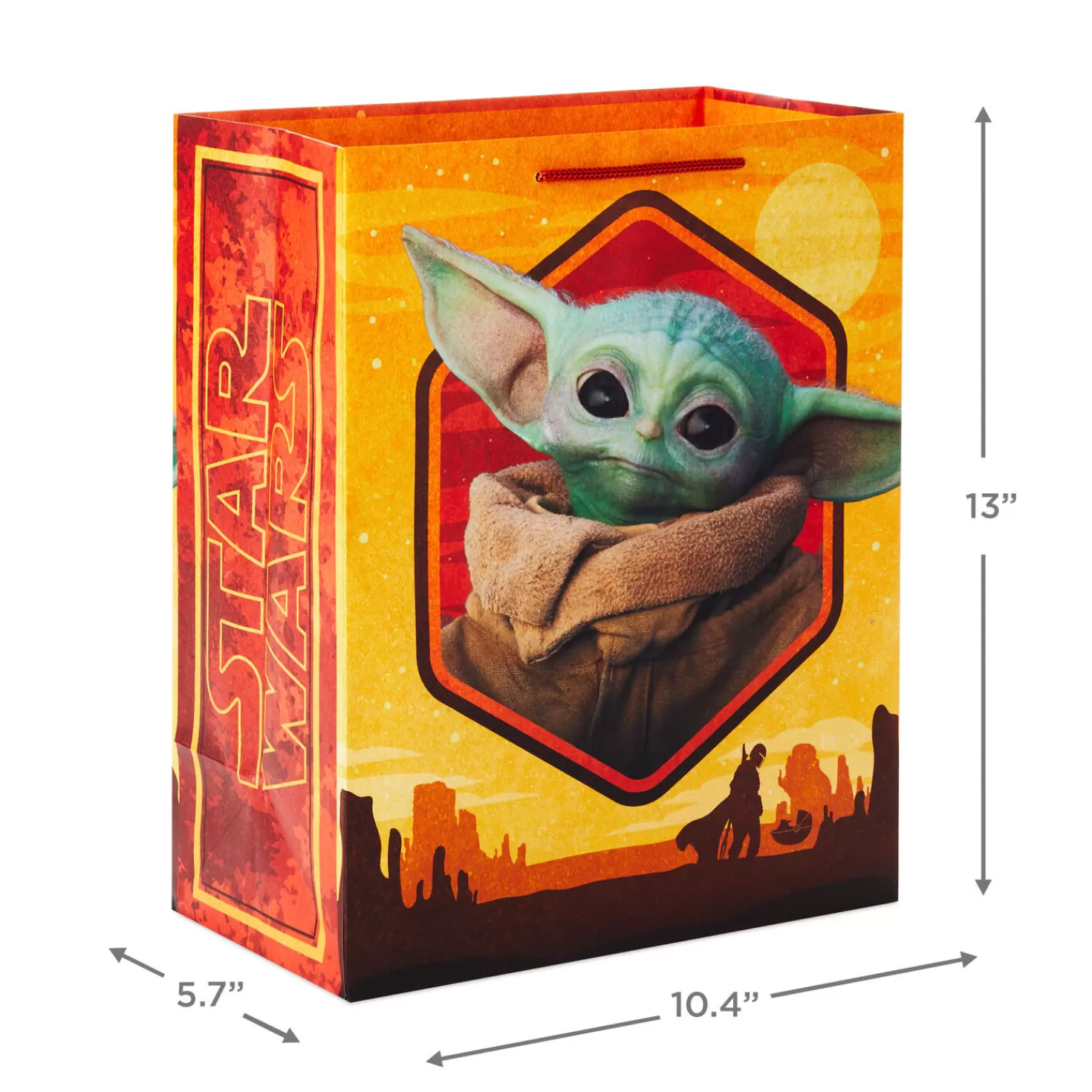 Birthday>Hallmark 13" Star Wars: The Mandalorian™ The Child™ Large Gift Bag