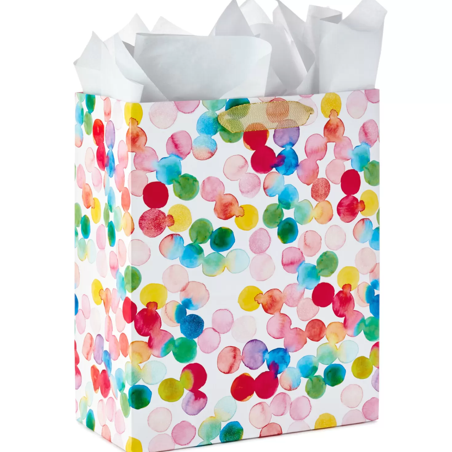 Online 13" Watercolor 3-Pack Assorted Gift Bags With Tissue Wedding