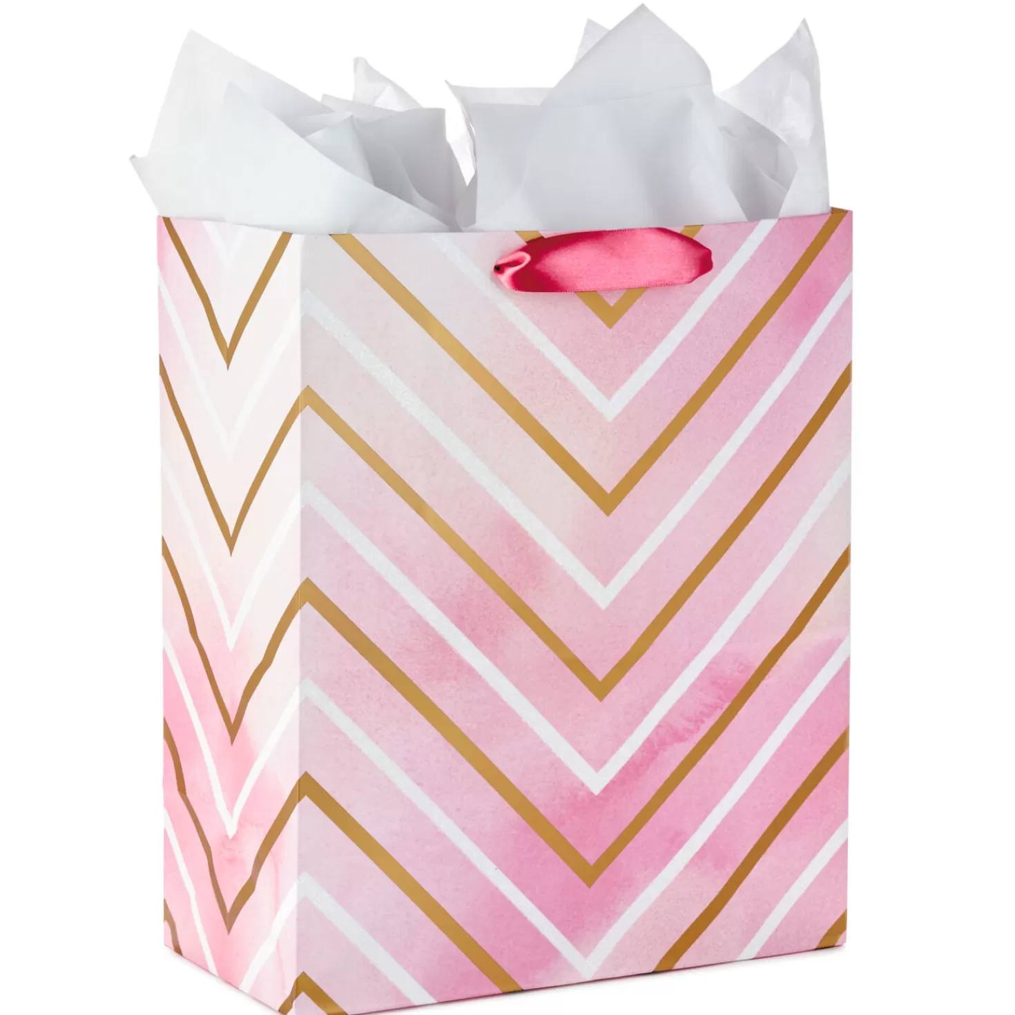 Online 13" Watercolor 3-Pack Assorted Gift Bags With Tissue Wedding