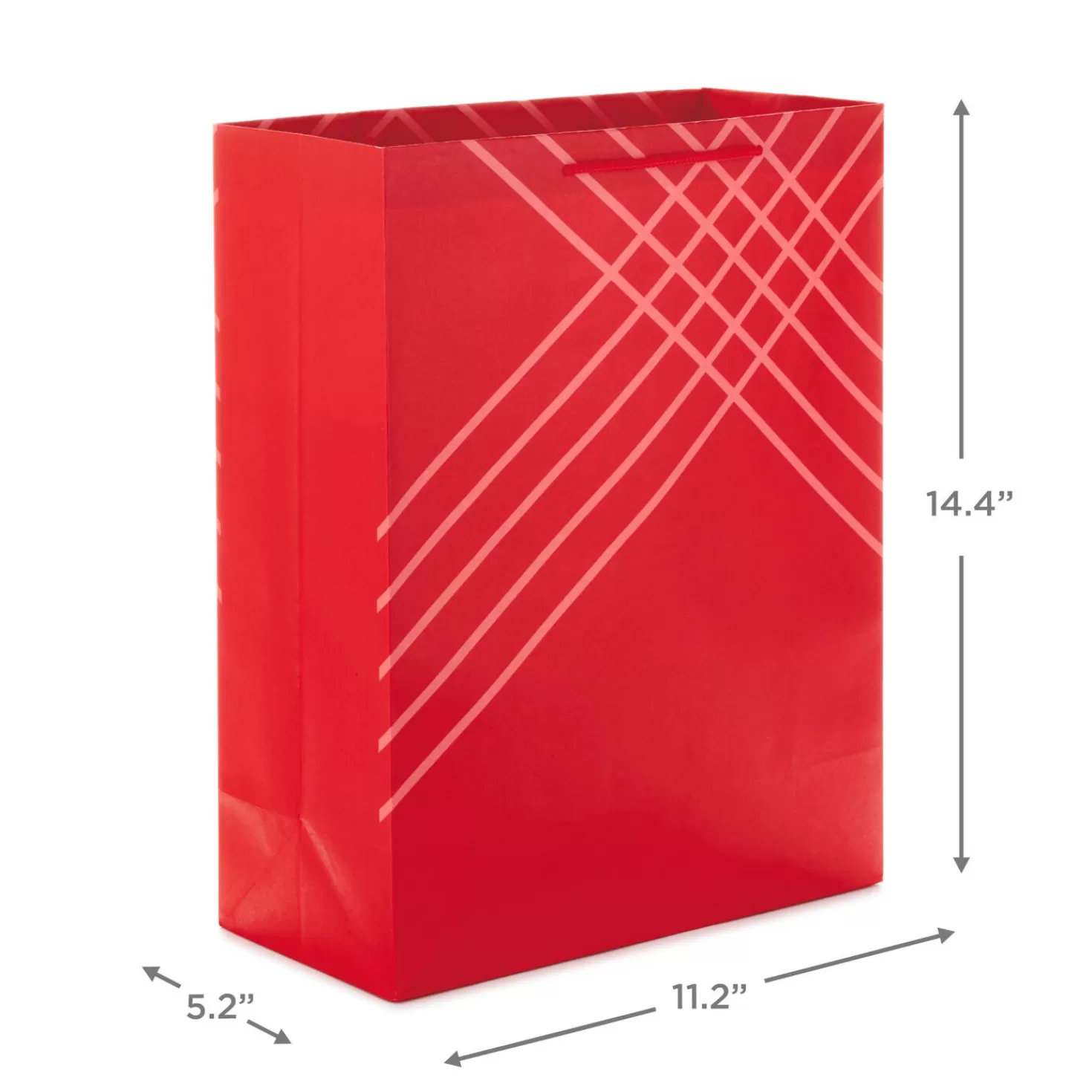 Online 14.4" Red 3-Pack Gift Bags Graduation
