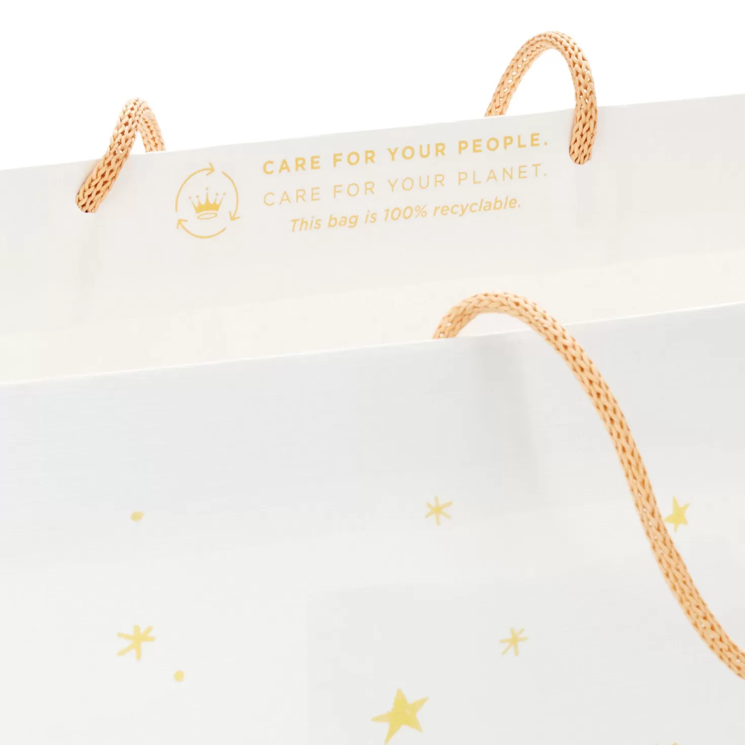 Baby>Hallmark 15.5" Watercolor Rainbow And Stars New Baby Extra-Large Gift Bag