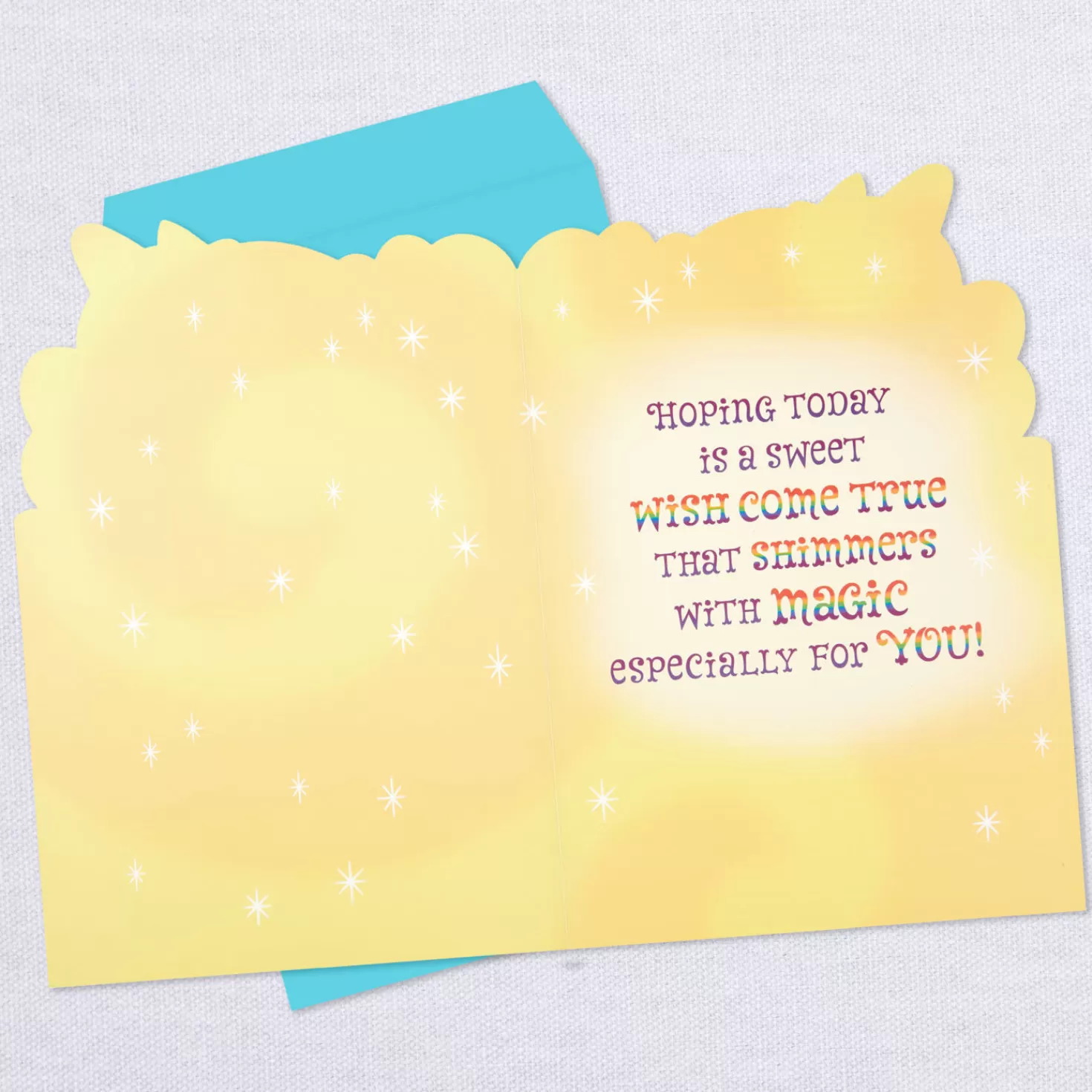 Birthday>Hallmark 16" Birthday Magic Unicorn Jumbo Birthday Card