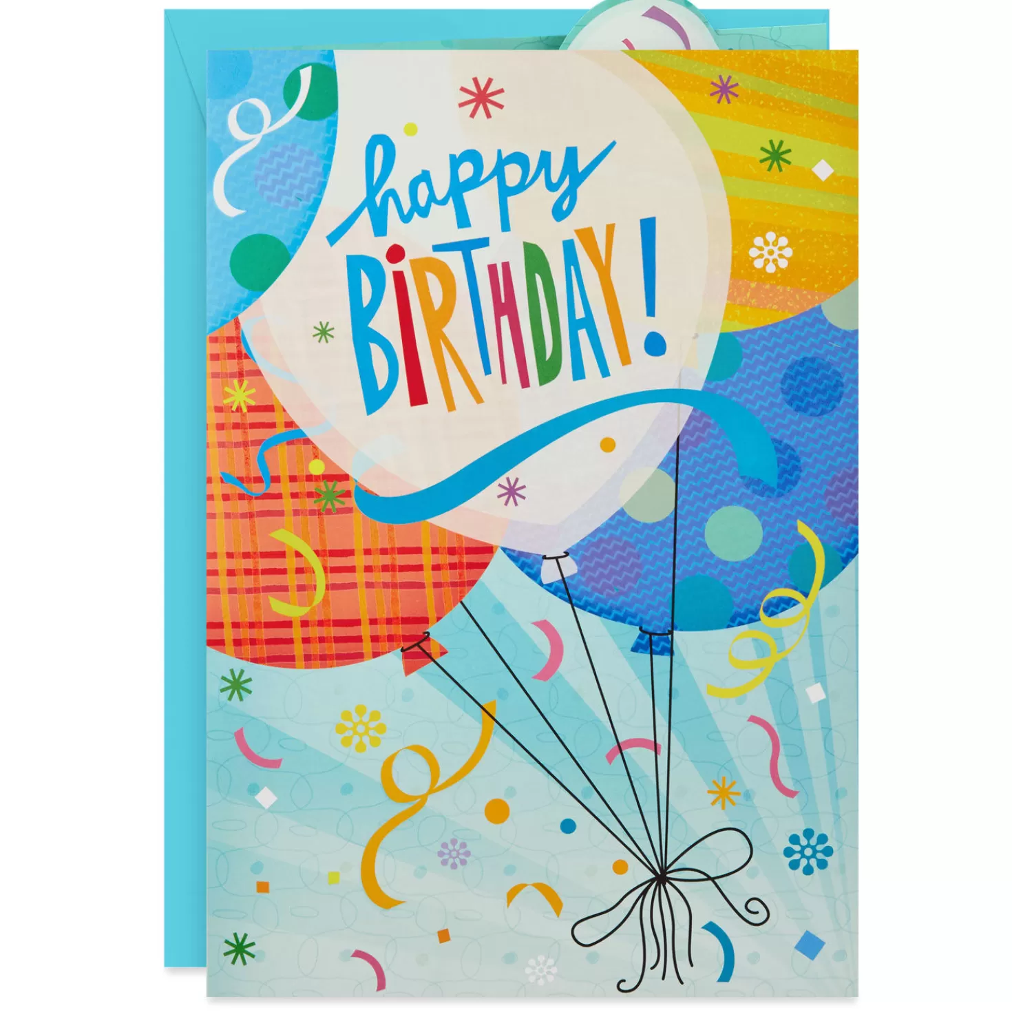 Birthday>Hallmark 16" Fun Balloons Pop-Up Jumbo Birthday Card