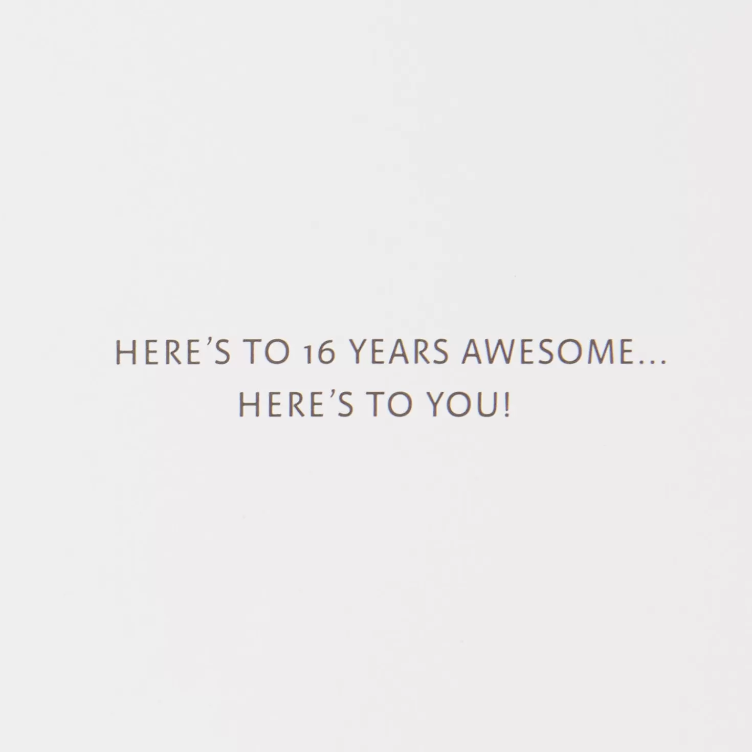 Birthday>Hallmark 16 Years Awesome Birthday Card