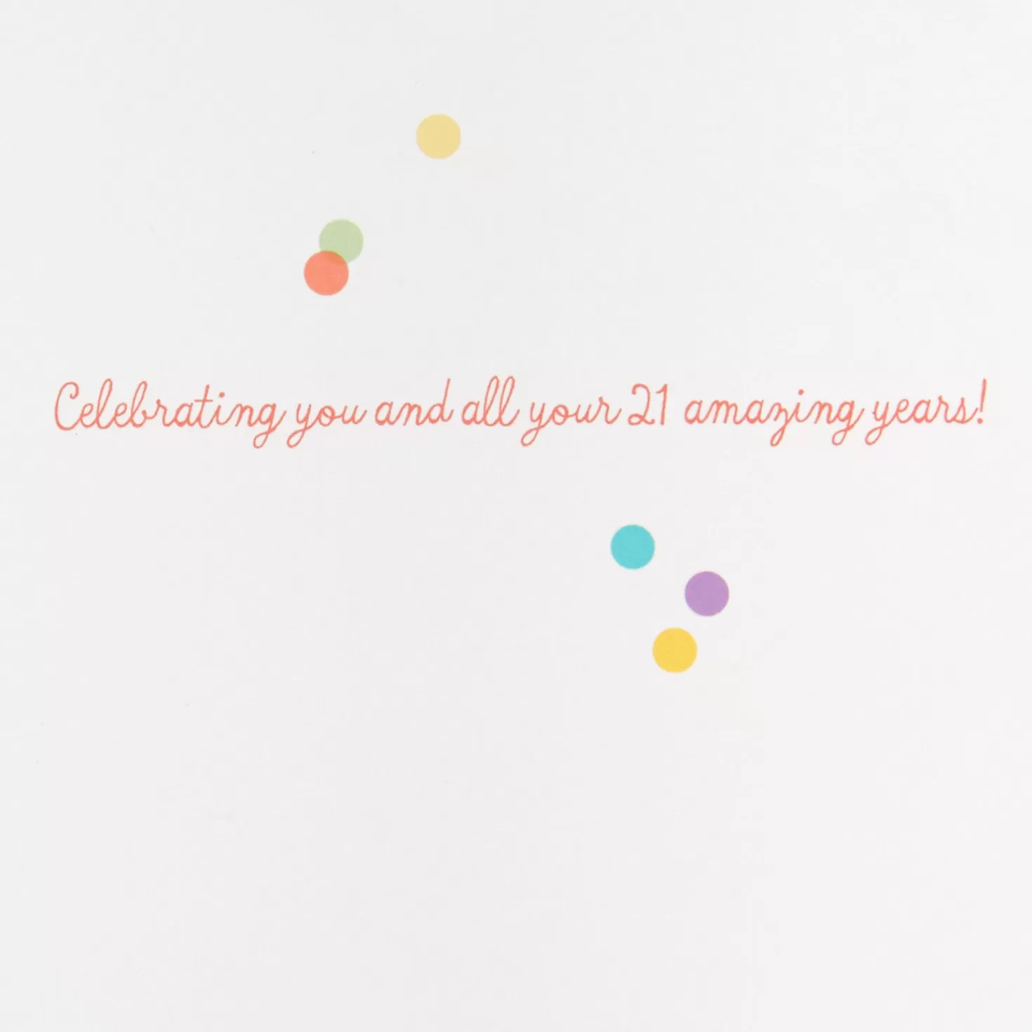 Birthday>Hallmark 21 Amazing Years 21St Birthday Card