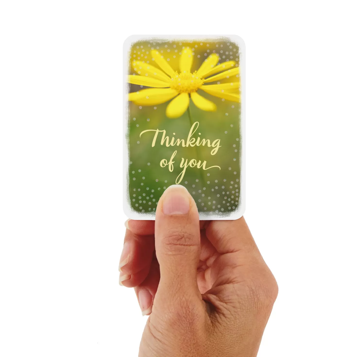 New 3.25" Mini Hope You'Re Having A Good Day Thinking Of You Card Thank You