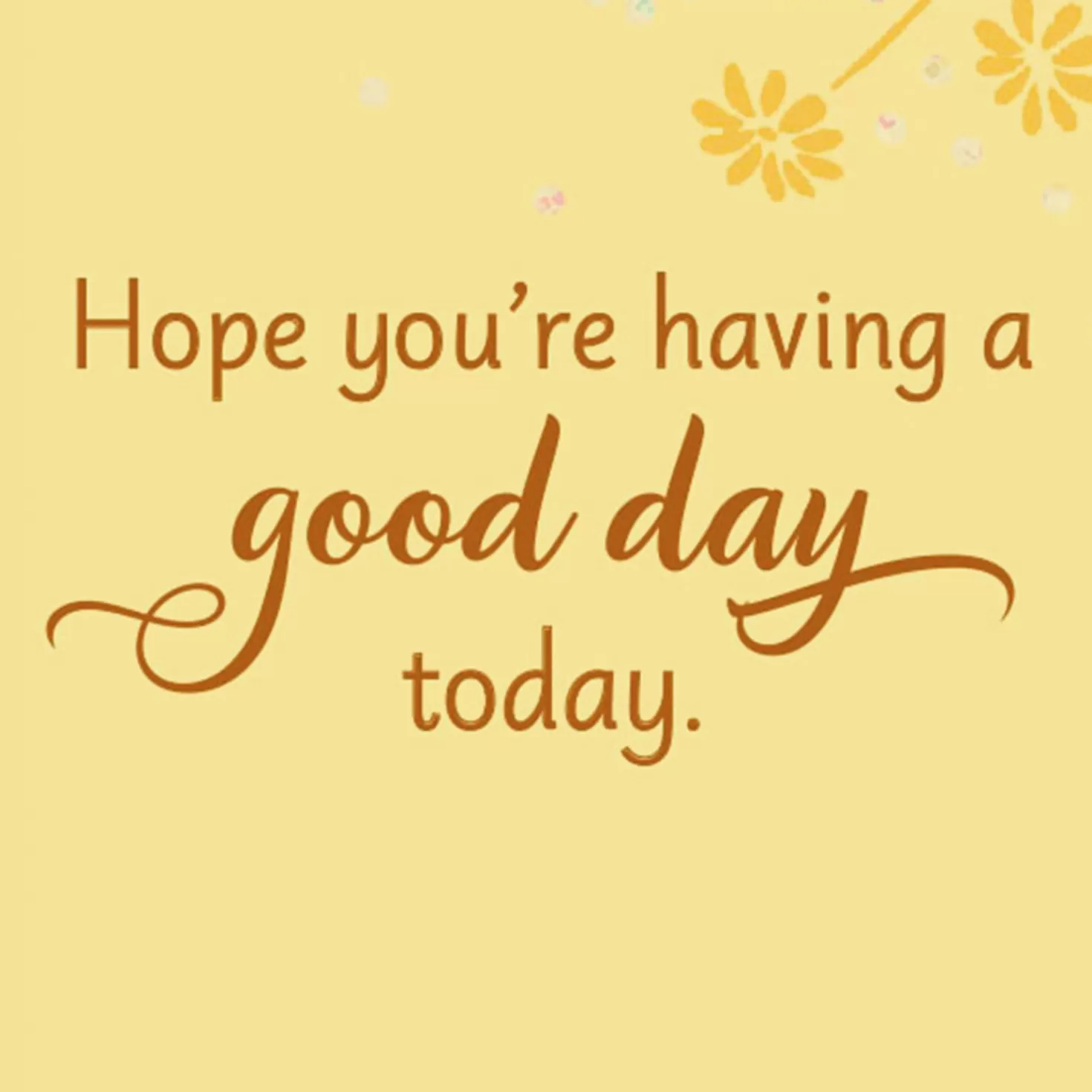 New 3.25" Mini Hope You'Re Having A Good Day Thinking Of You Card Thank You