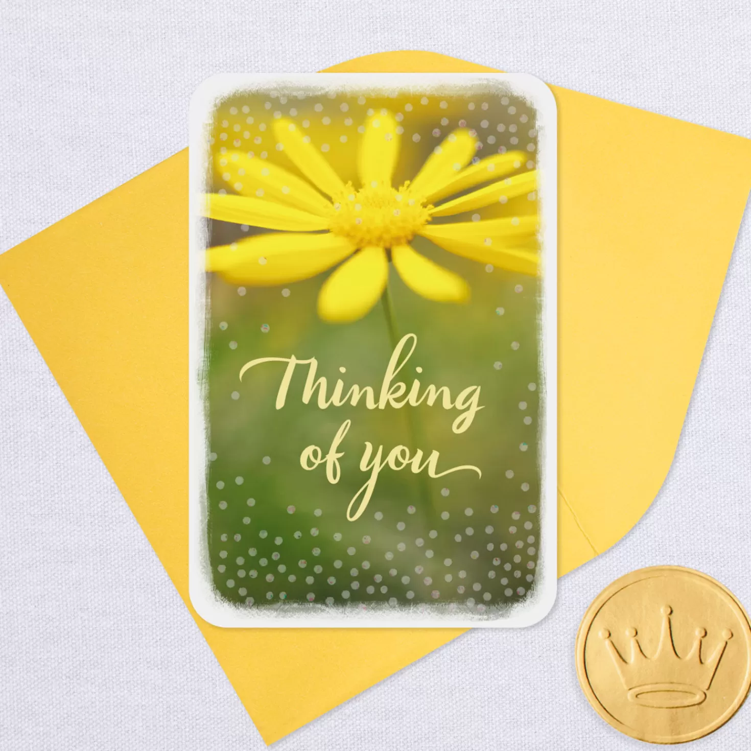New 3.25" Mini Hope You'Re Having A Good Day Thinking Of You Card Thank You