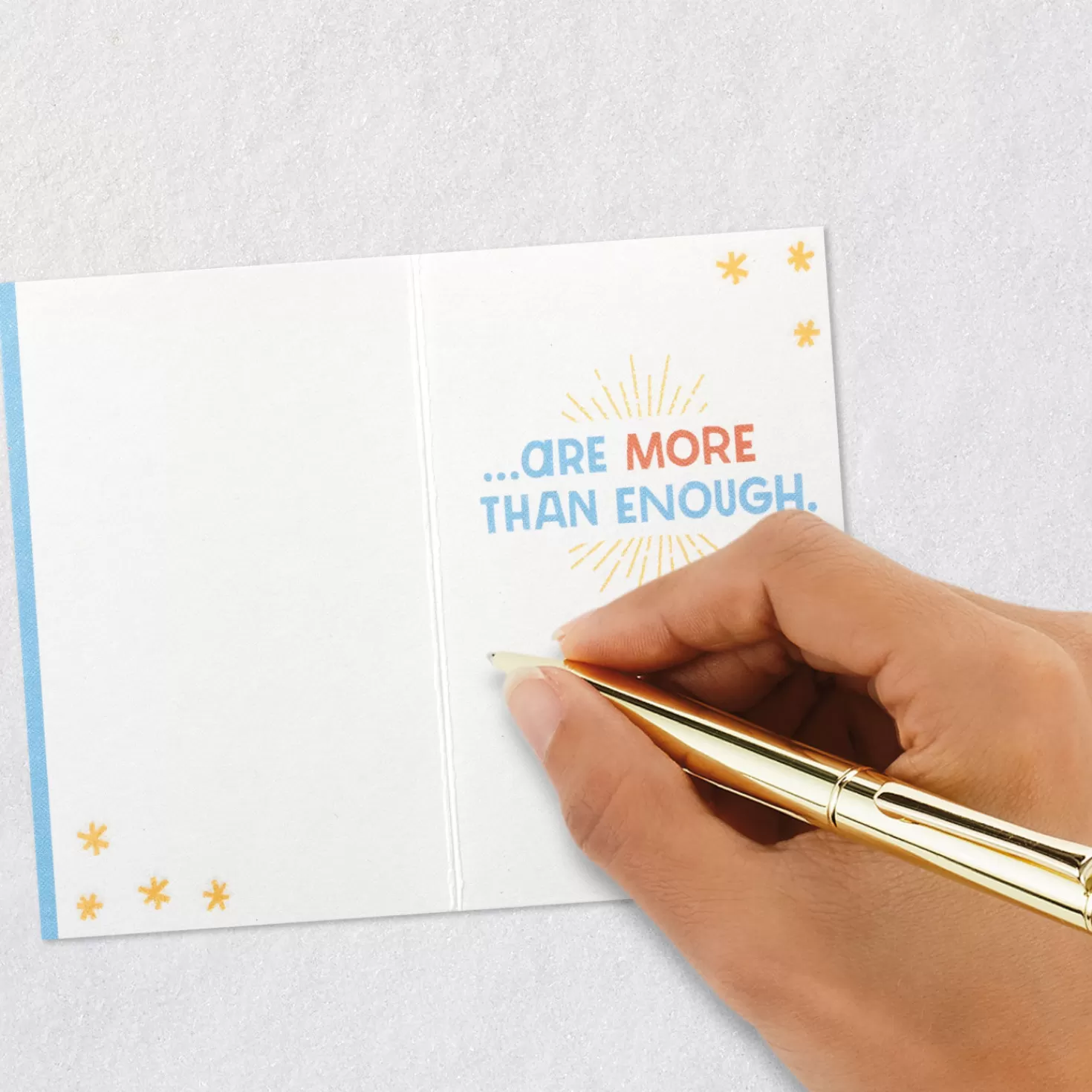 Fashion 3.25" Mini Little World Changers™ You Are More Than Enough Card Encouragement