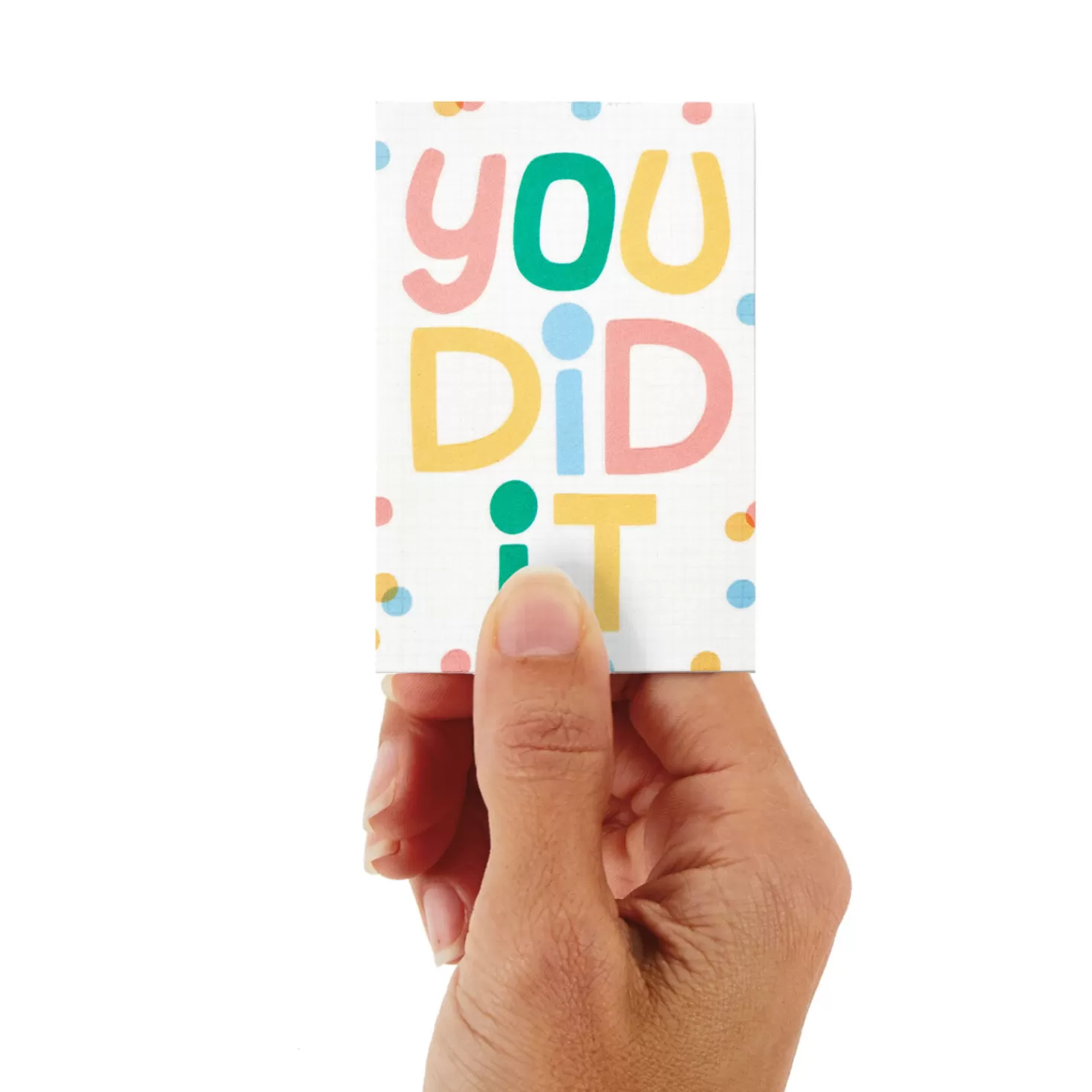 Best Sale 3.25" Mini Little World Changers™ You Did It Congratulations Card Congratulations