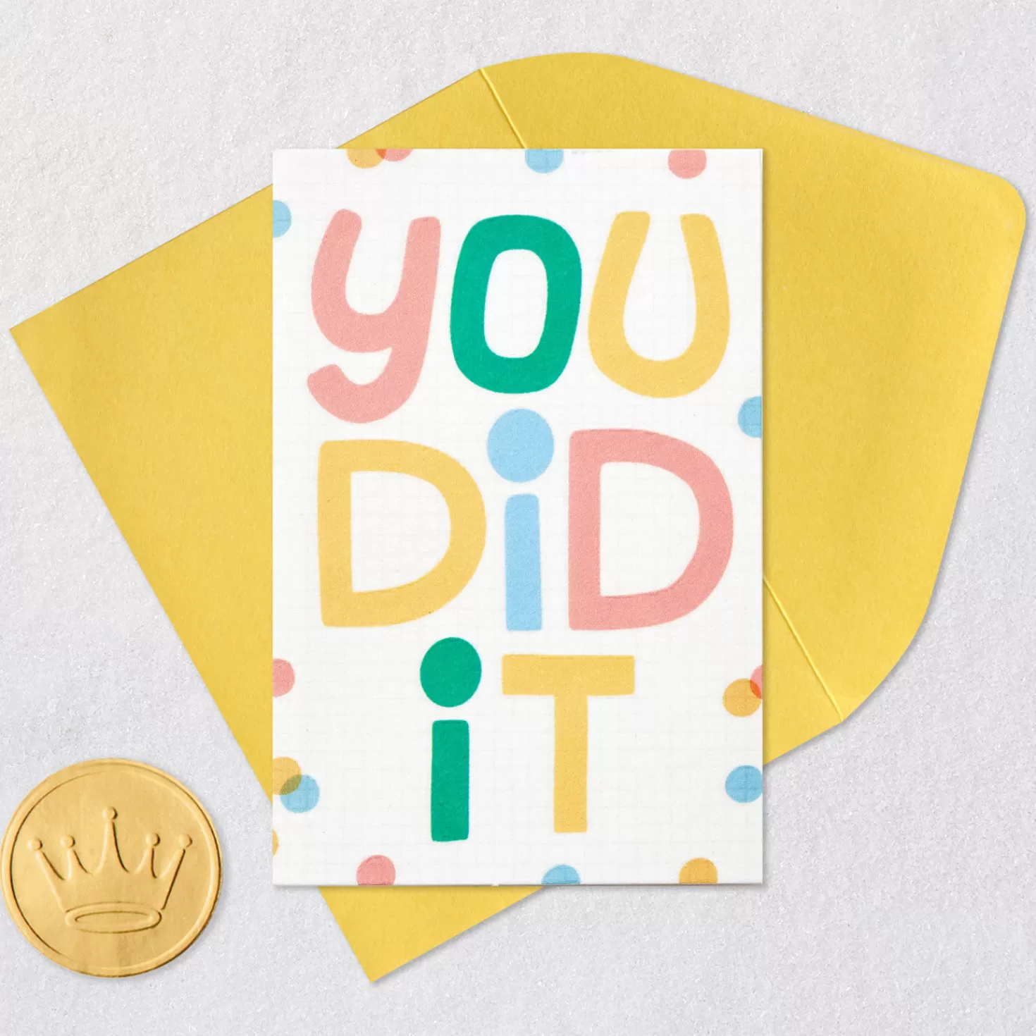 Best Sale 3.25" Mini Little World Changers™ You Did It Congratulations Card Congratulations
