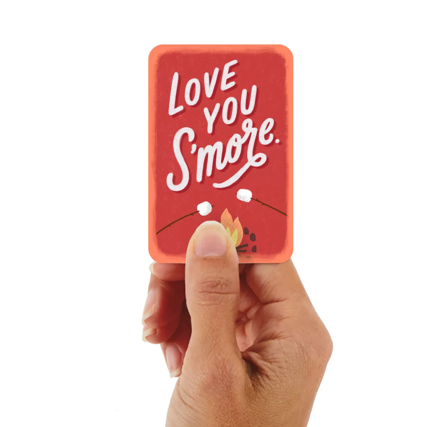 Hot 3.25" Mini Love You S'More Blank Card Thank You