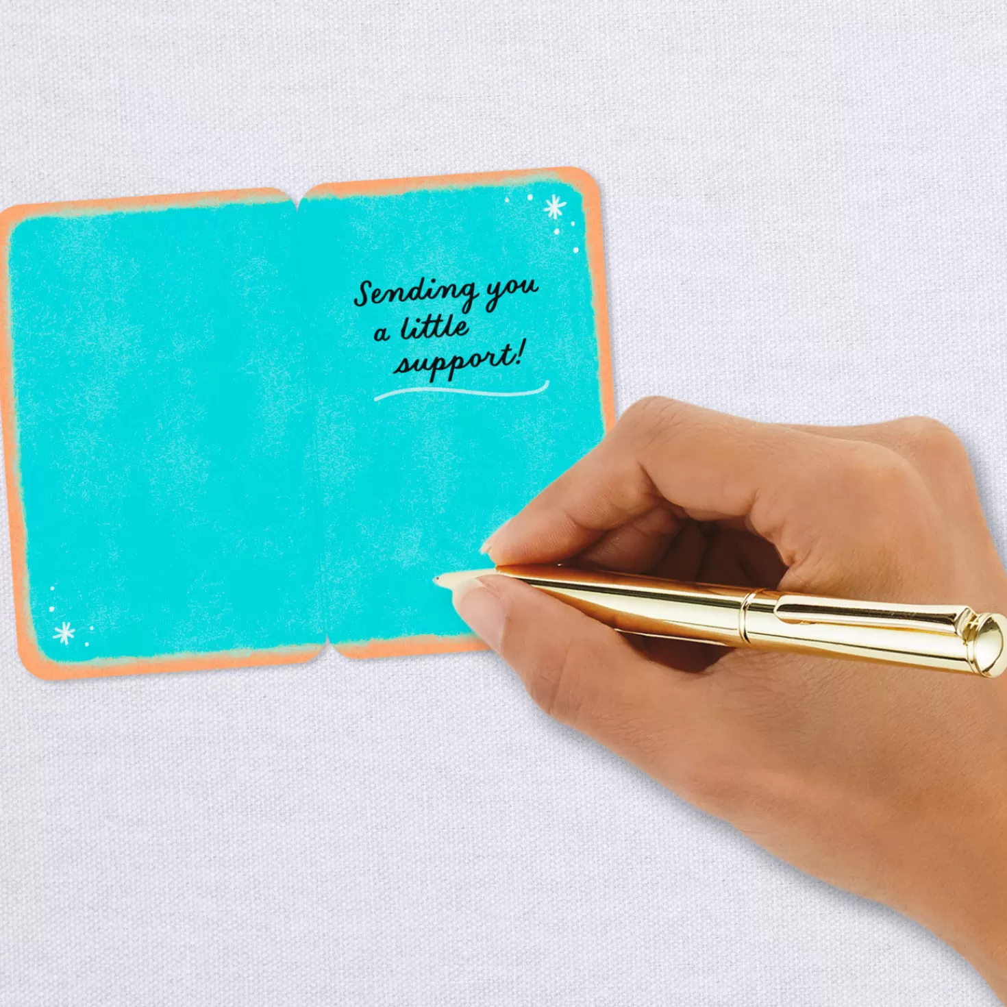 Store 3.25" Mini Sending Support Sports Bra Encouragement Card Encouragement