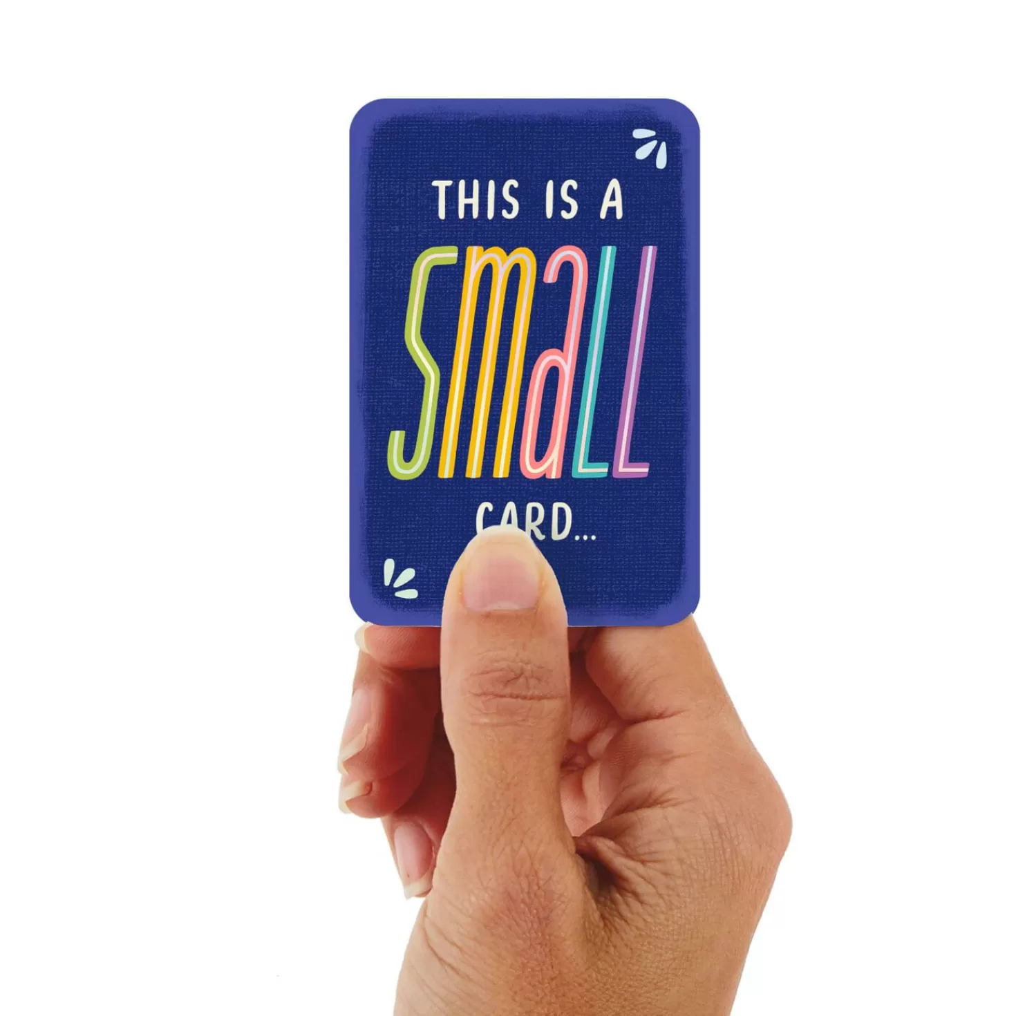 Sale 3.25" Mini Small Card, Big I Love You Love Card Thank You