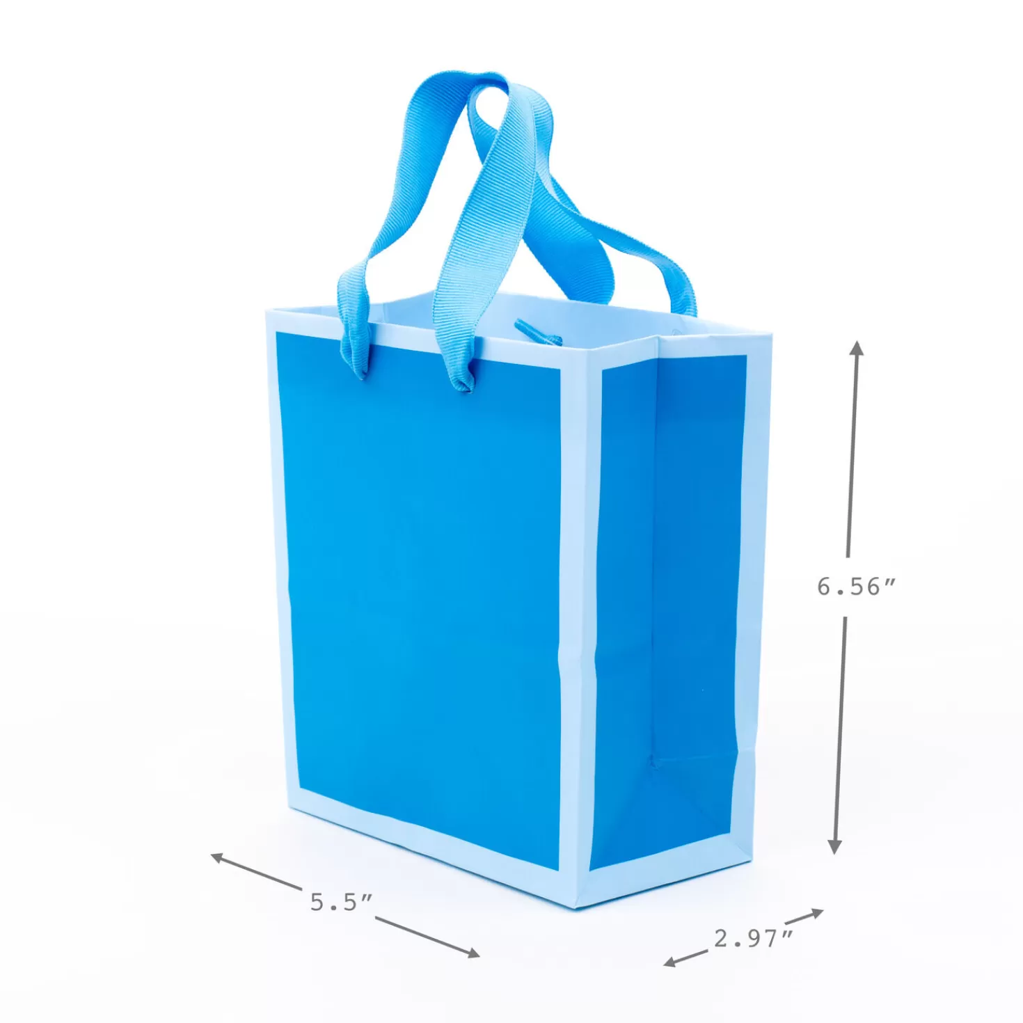 Birthday>Hallmark 6.5" Assorted Bright Colors 5-Pack Gift Bags