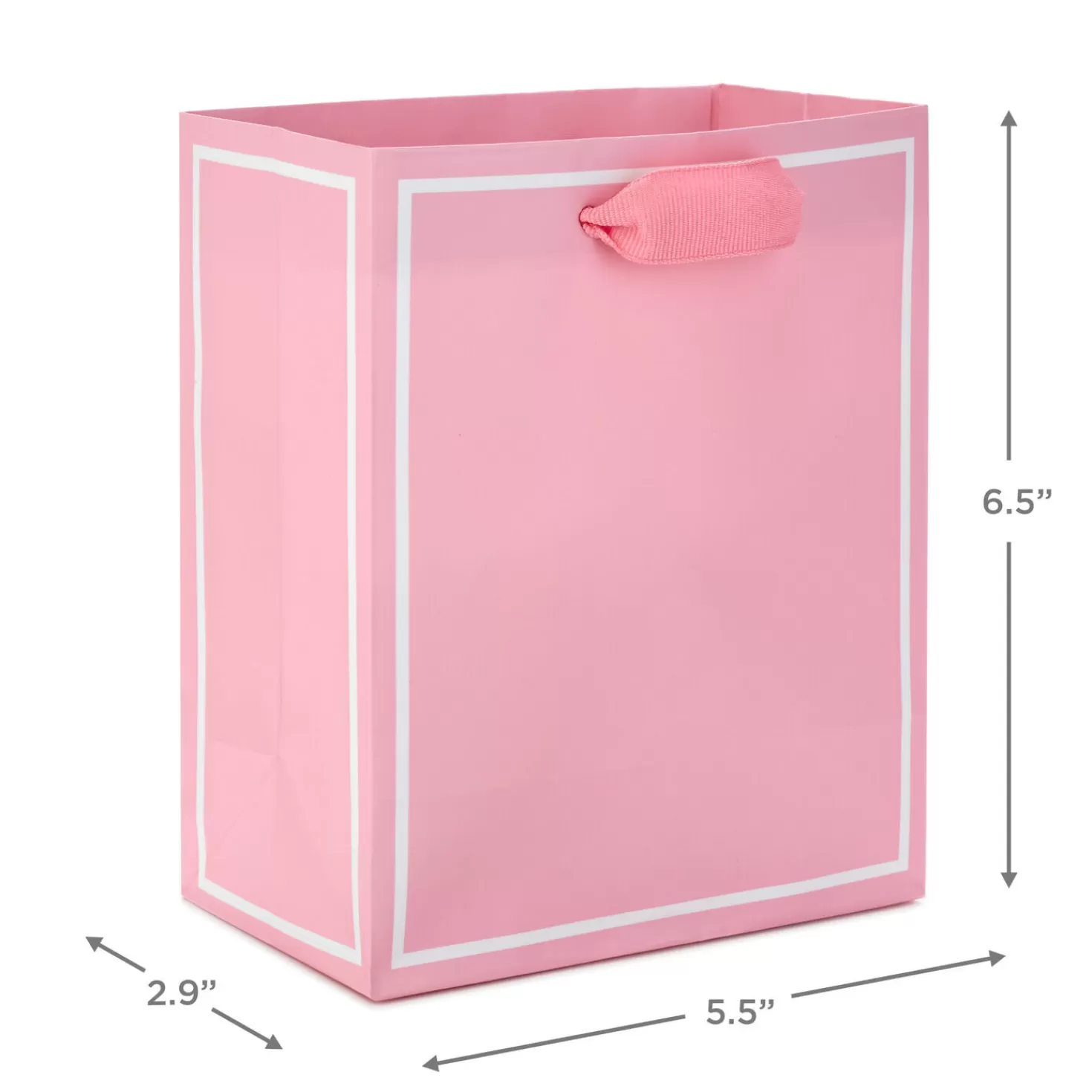 Baby>Hallmark 6.5" Assorted Pastel Colors 5-Pack Gift Bags