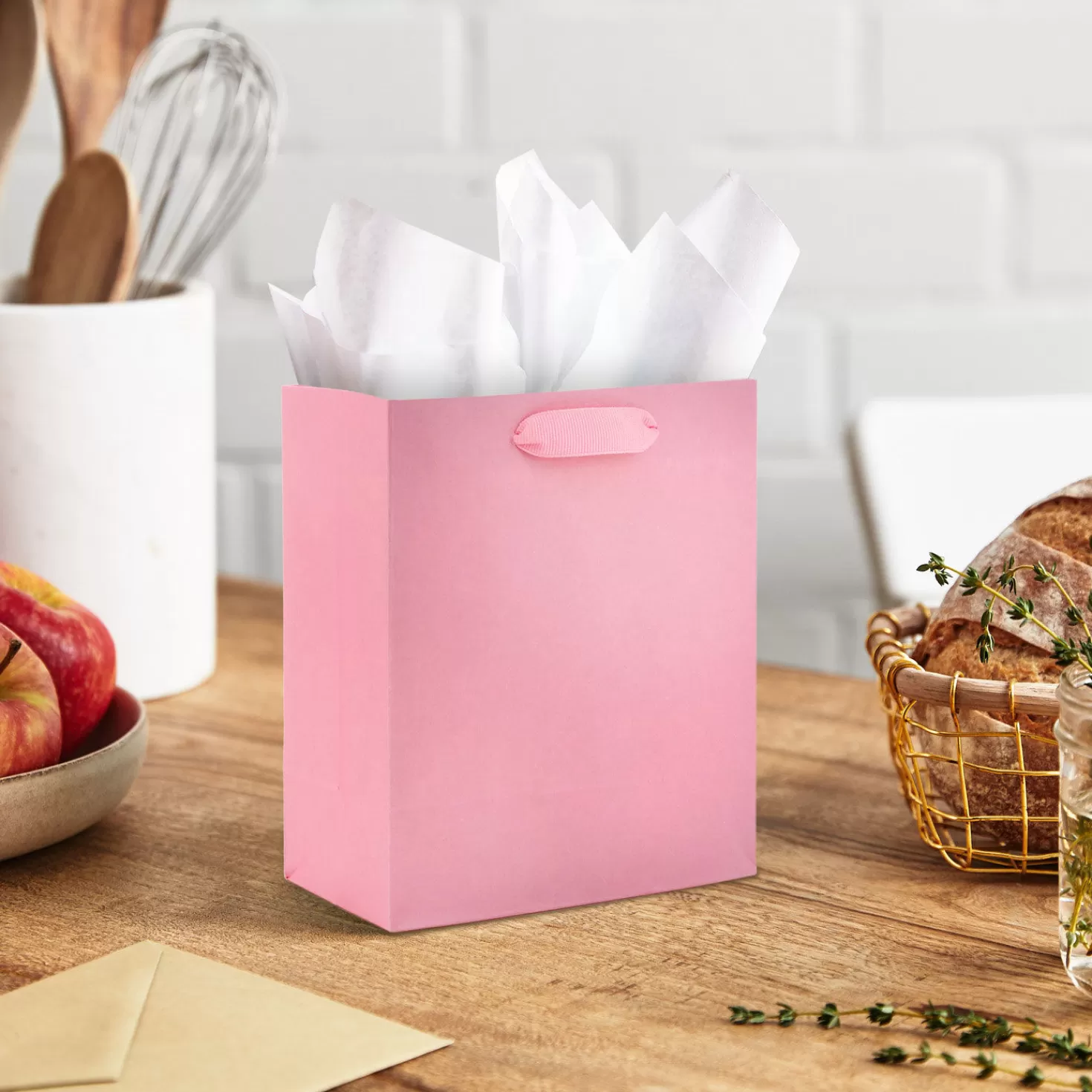 Birthday>Hallmark 6.5" Pink Small Gift Bag