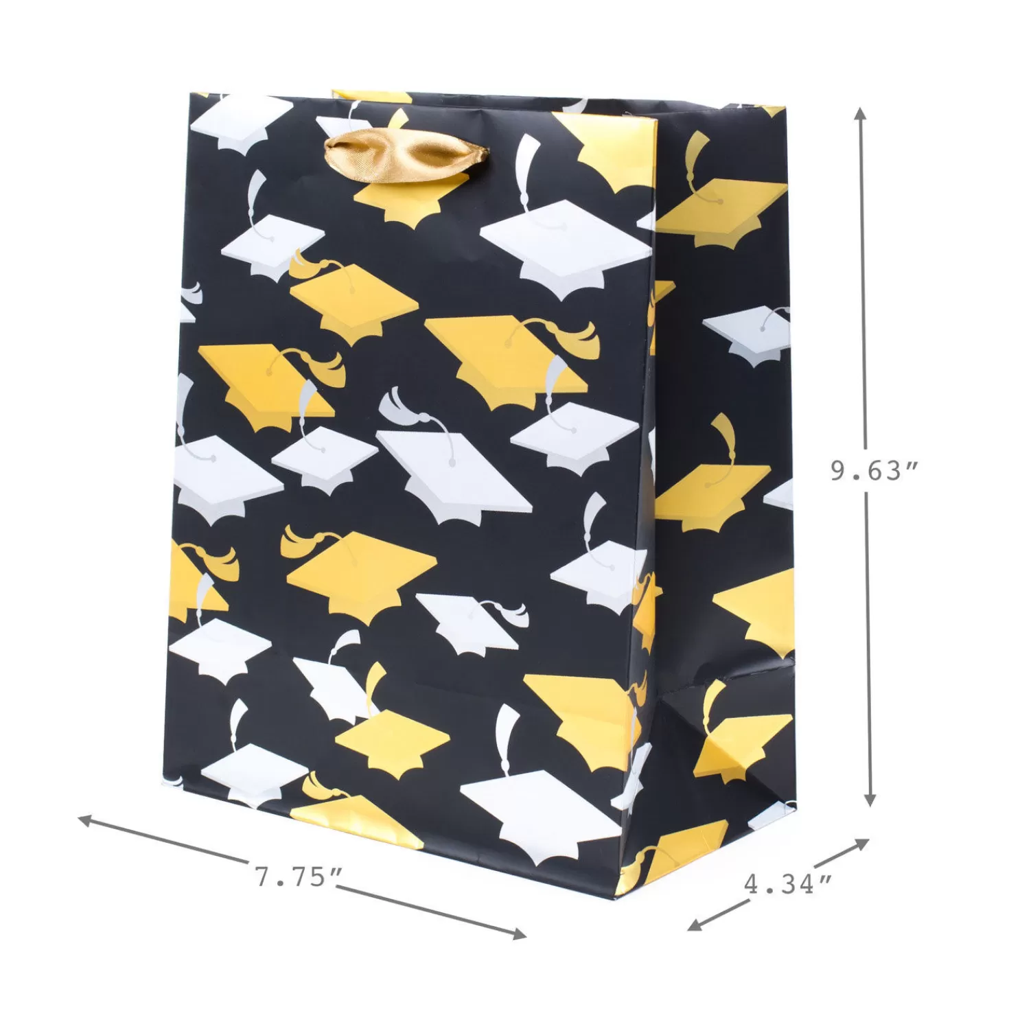 Cheap 9.6" Grad Caps Medium Graduation Gift Bag With Tissue Paper Graduation