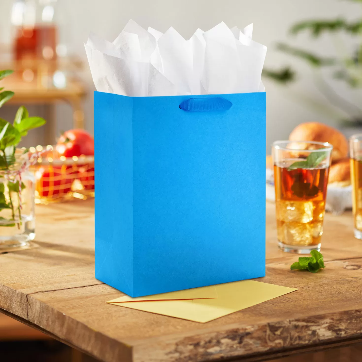 Flash Sale 9.6" Royal Blue Medium Gift Bag Graduation
