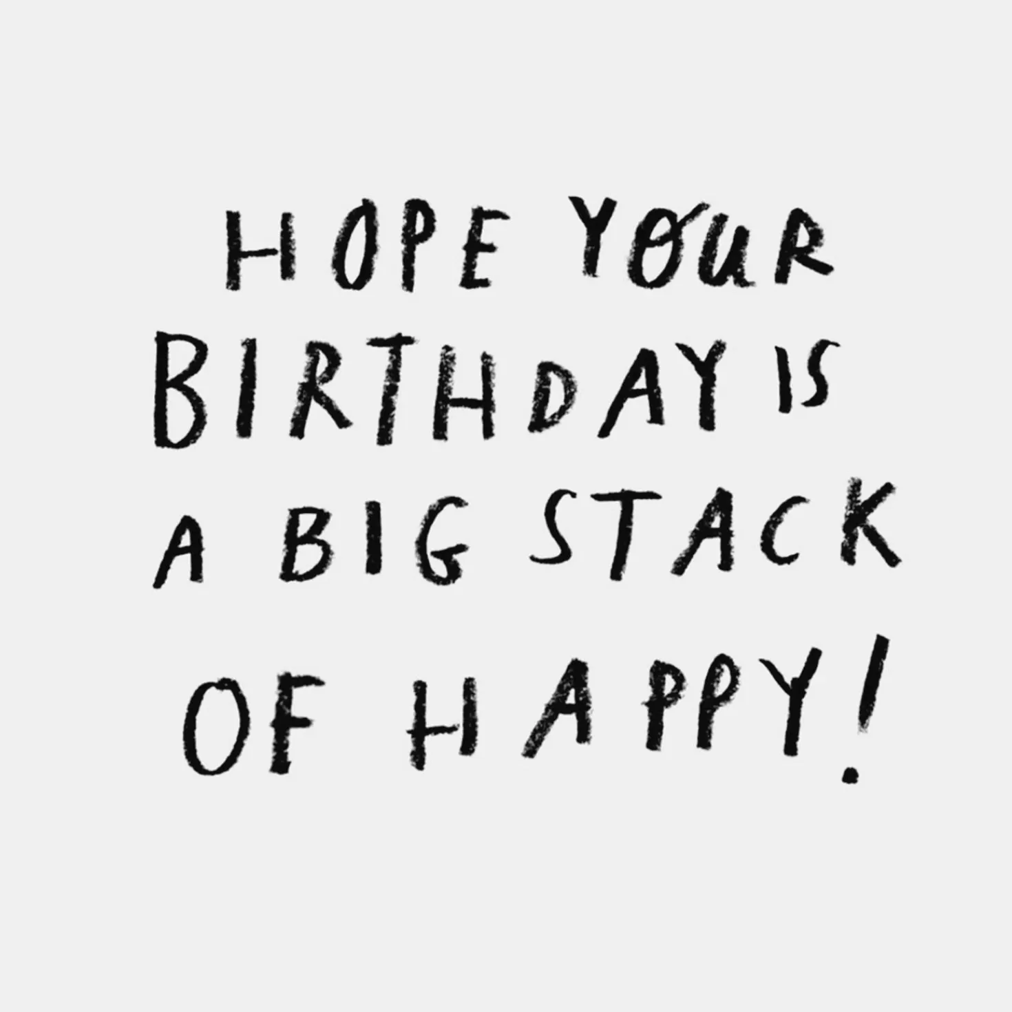 Birthday>Hallmark A Big Stack Of Happy Pancakes Funny Birthday Card