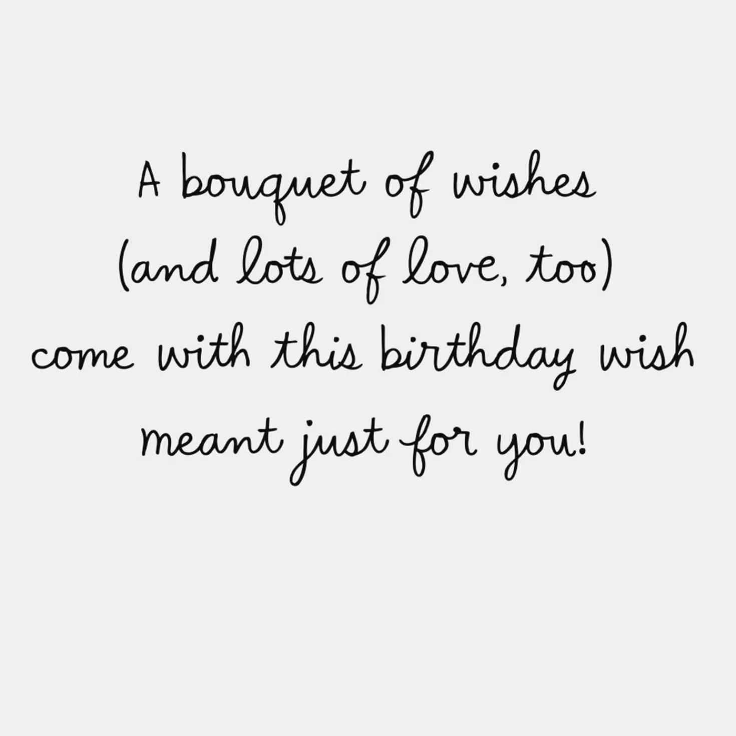 Birthday>Hallmark A Bouquet Of Wishes And Love Birthday Card