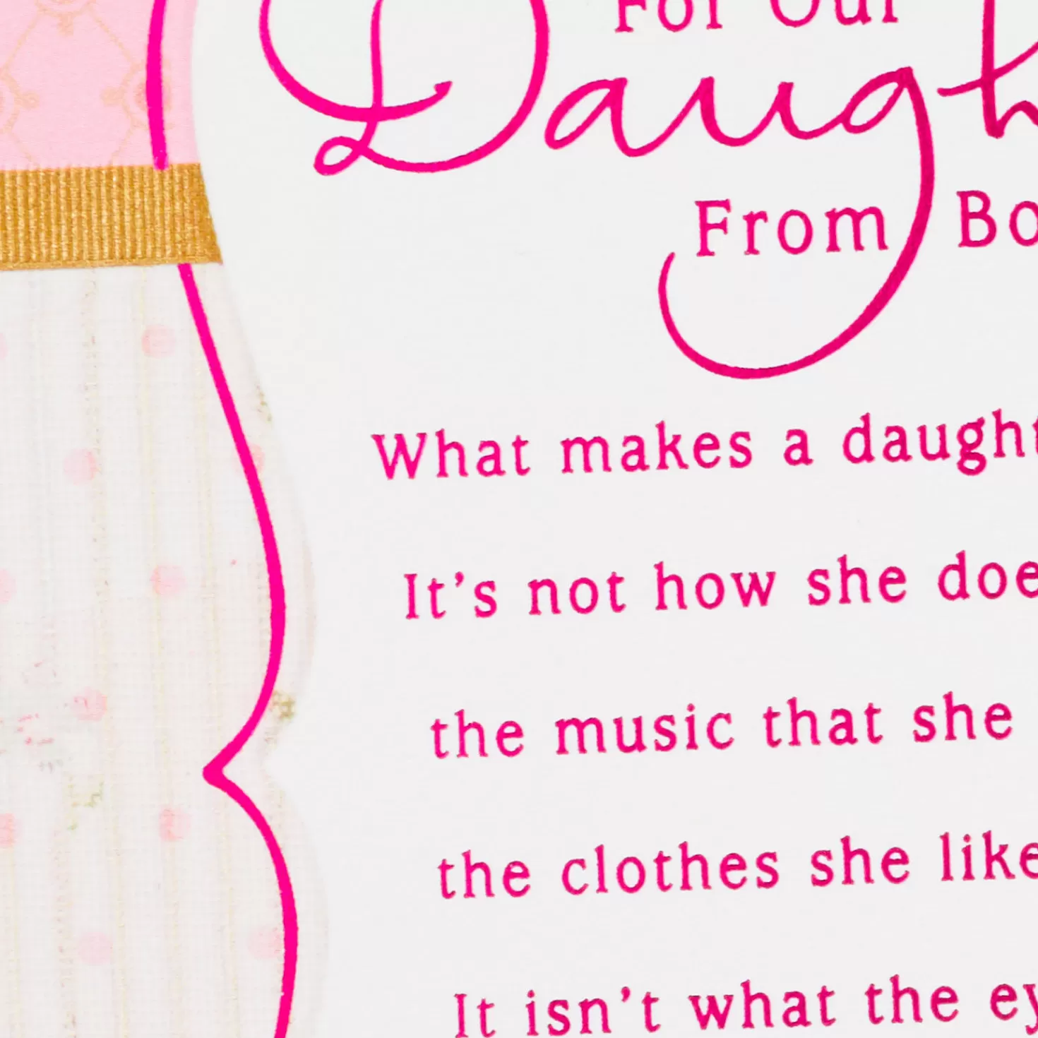 Birthday>Hallmark A Daughter As Wonderful As You Birthday Card From Both Of Us