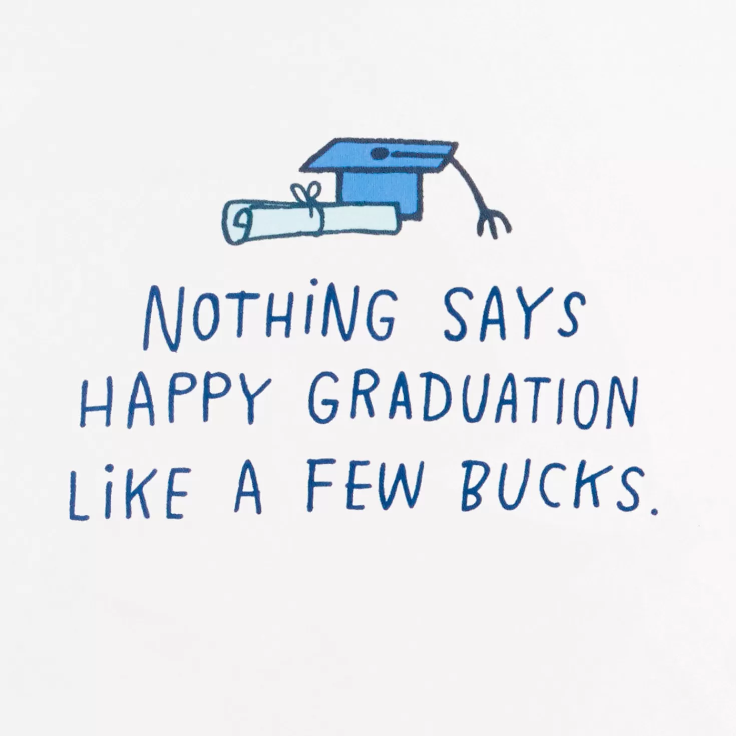 New A Few Bucks Funny Money Holder Graduation Card Graduation