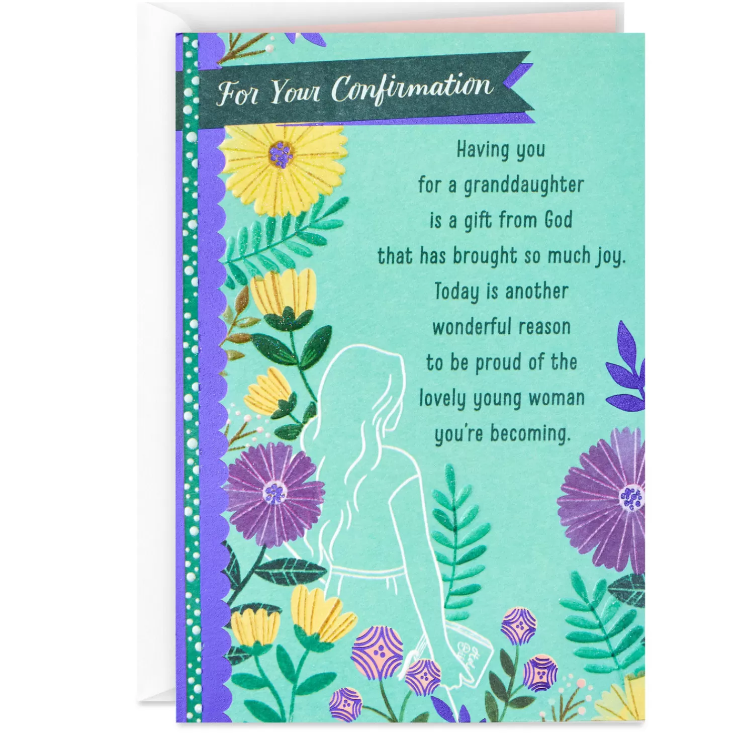 Best Sale A Gift From God Religious Confirmation Card For Granddaughter Confirmation