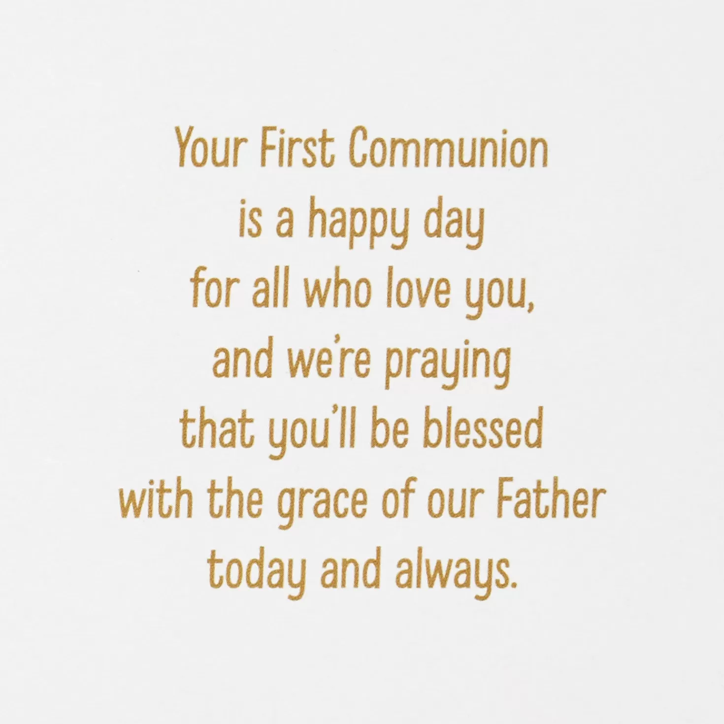 Discount A Happy Day Religious First Communion Card For Godson First Communion