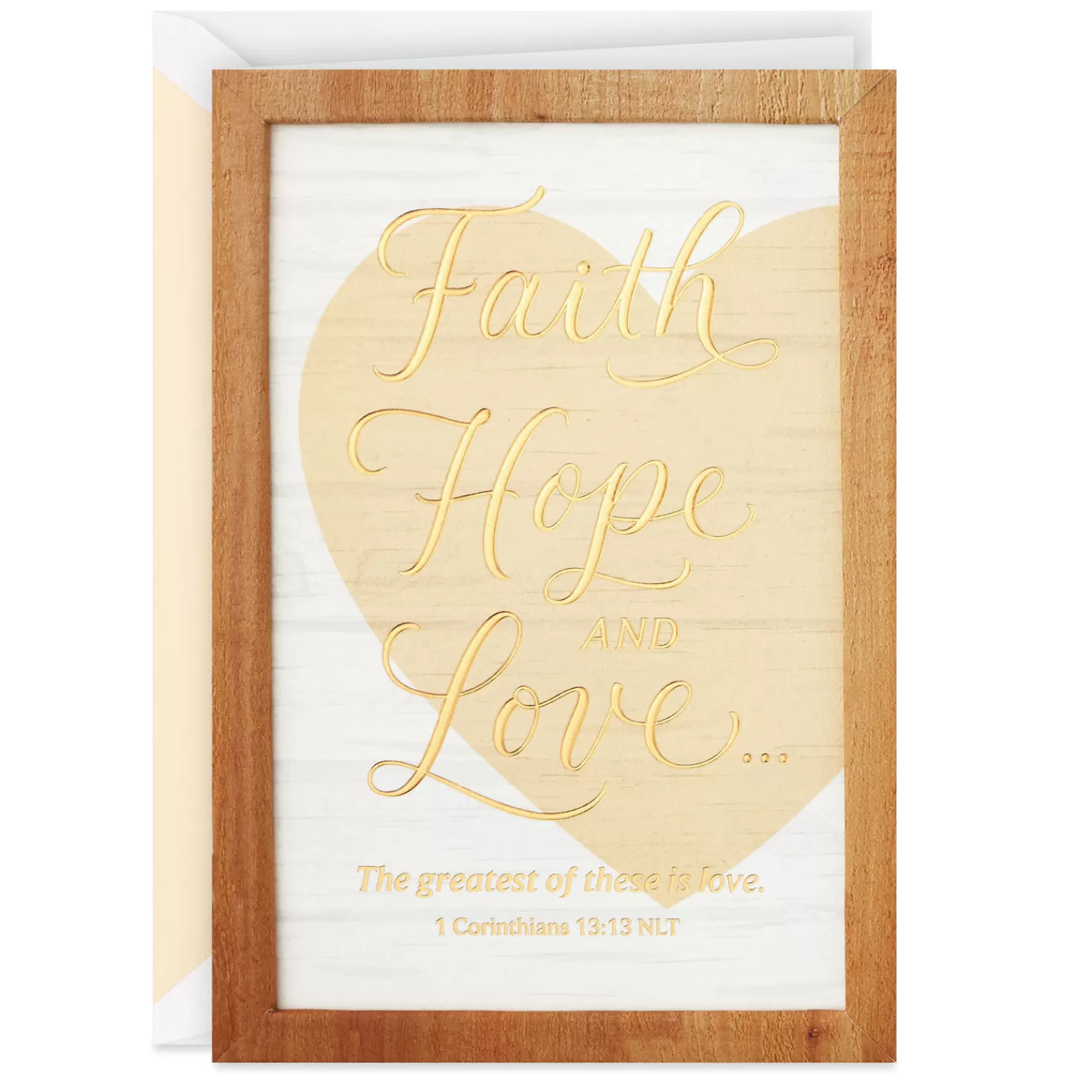 New A Life Blessed With Love Religious Wedding Card Wedding
