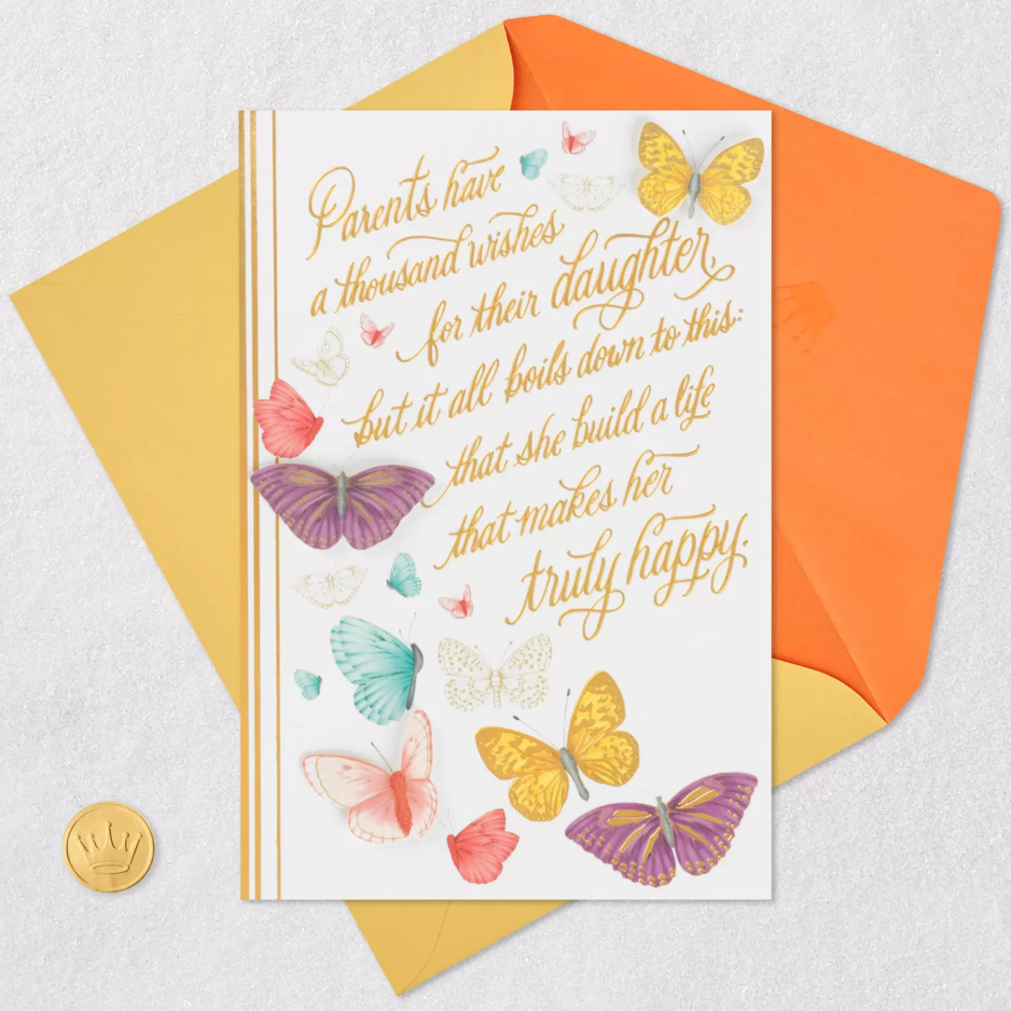 Birthday>Hallmark A Life That Makes You Truly Happy Birthday Card For Daughter