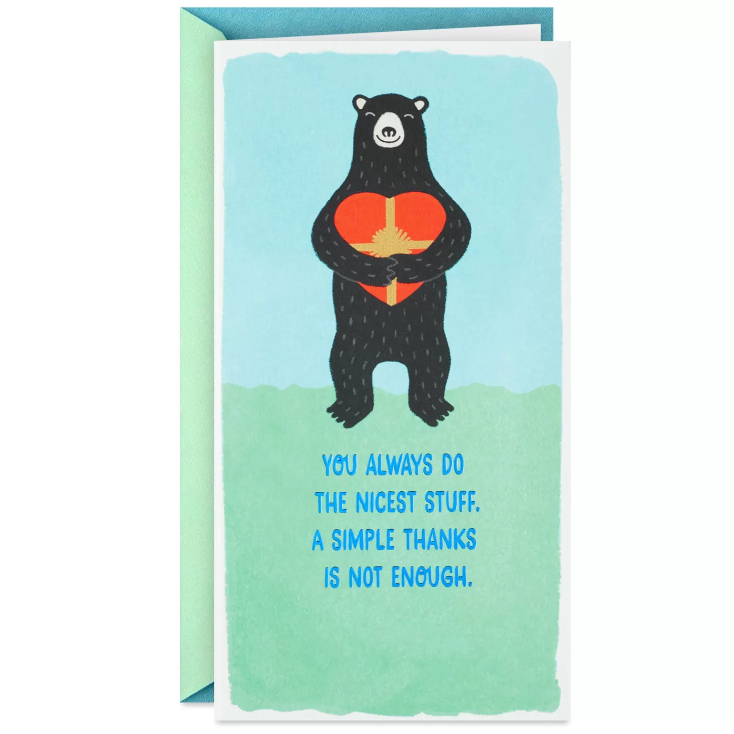 Clearance A Little Gift From My Heart Money Holder Thank-You Card Thank You