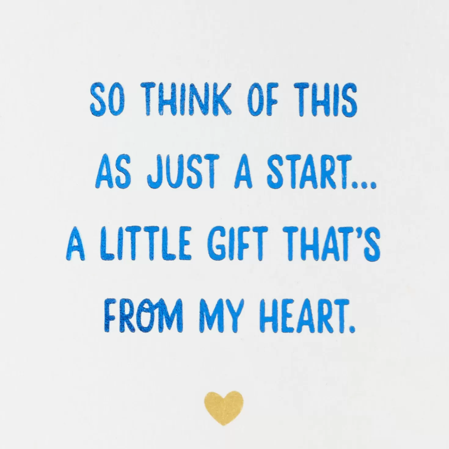 Clearance A Little Gift From My Heart Money Holder Thank-You Card Thank You