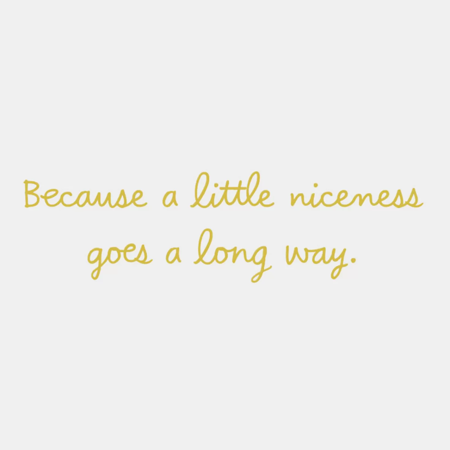 Best Sale A Little Niceness Thank-You Card Thank You