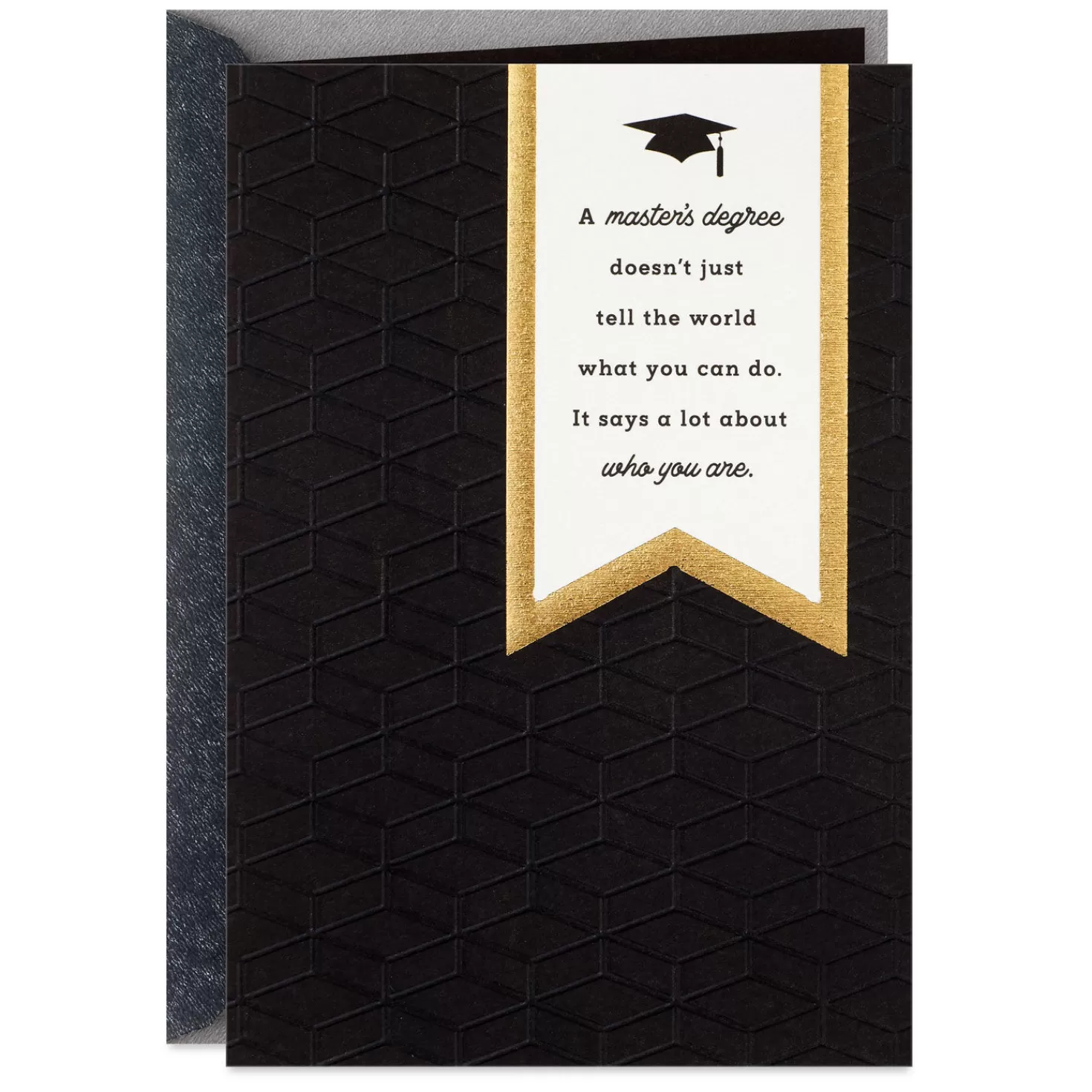 Cheap A Master's Degree Says A Lot About You Graduation Card Graduation