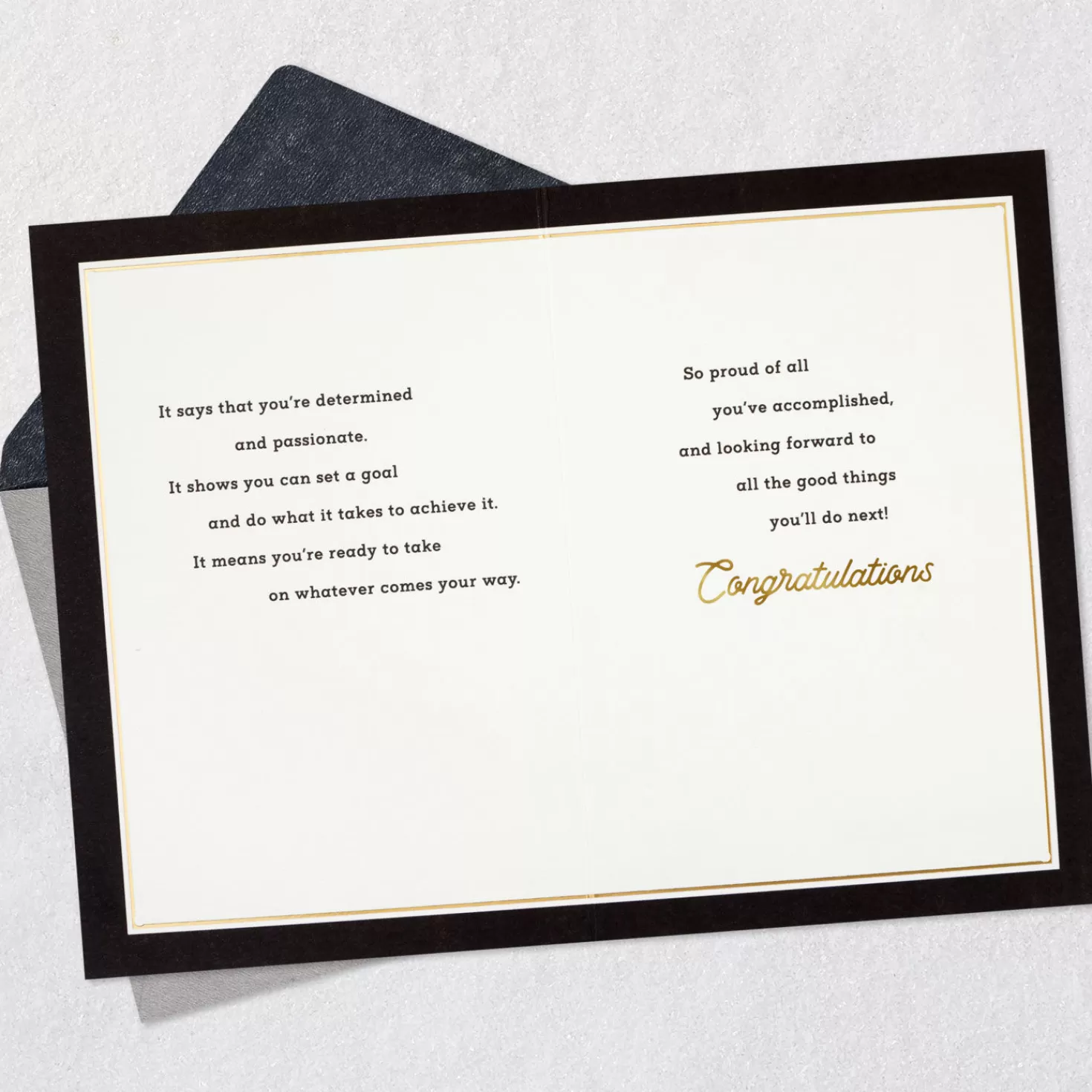 Cheap A Master's Degree Says A Lot About You Graduation Card Graduation