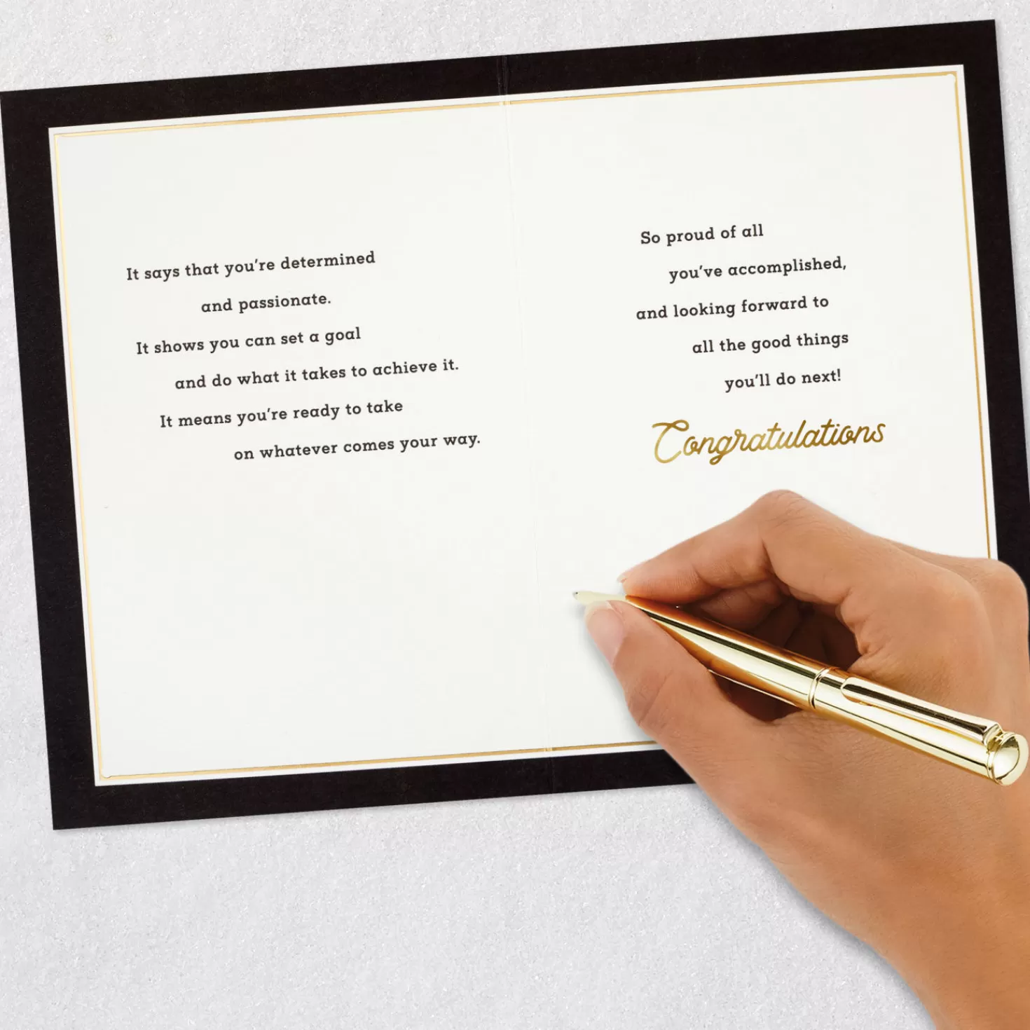 Cheap A Master's Degree Says A Lot About You Graduation Card Graduation