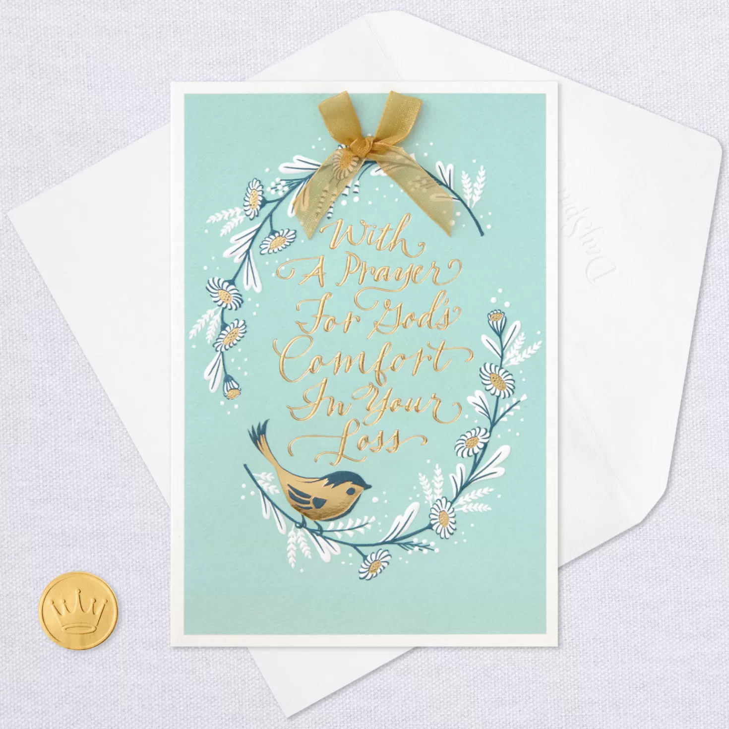 Cheap A Prayer For God's Comfort Religious Sympathy Card Sympathy
