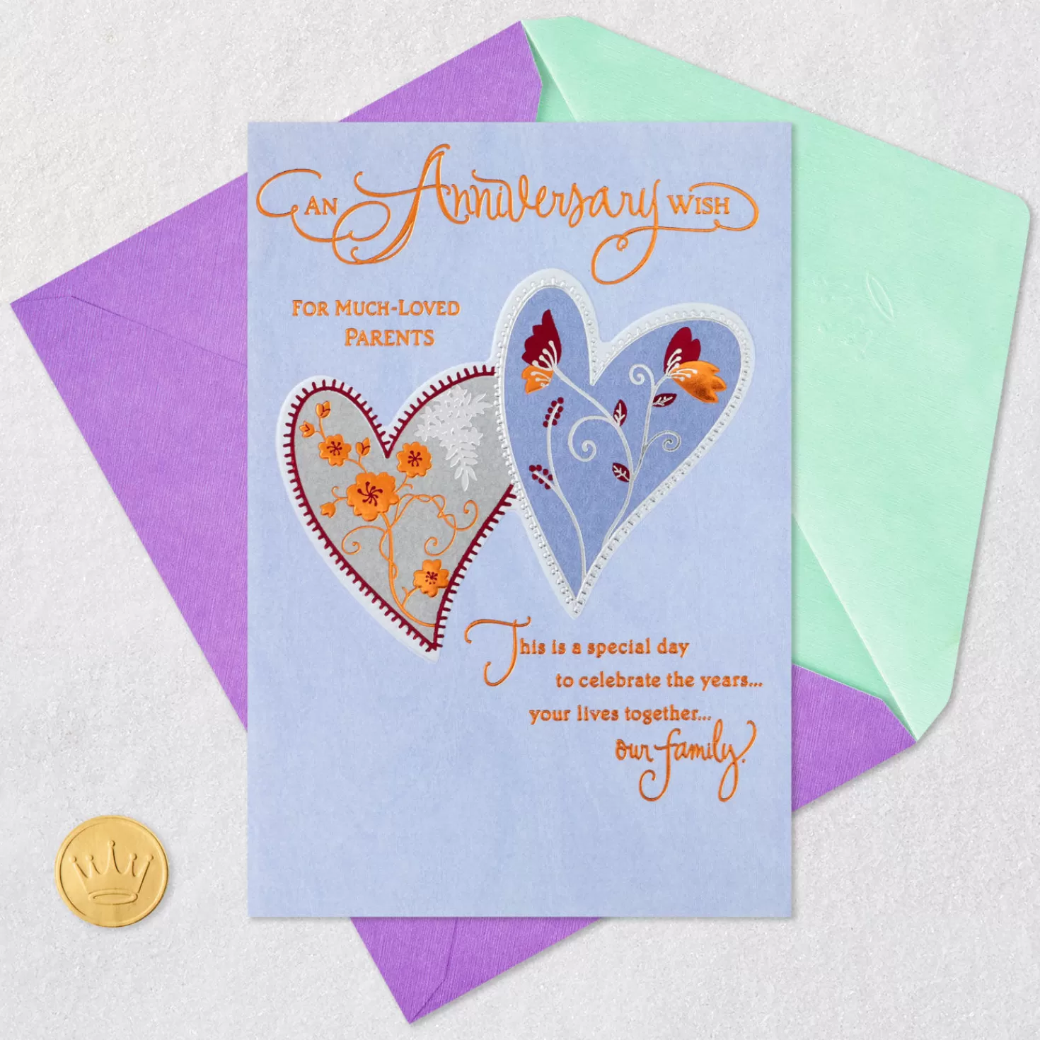 Anniversary>Hallmark A Special Day To Celebrate Anniversary Card For Parents