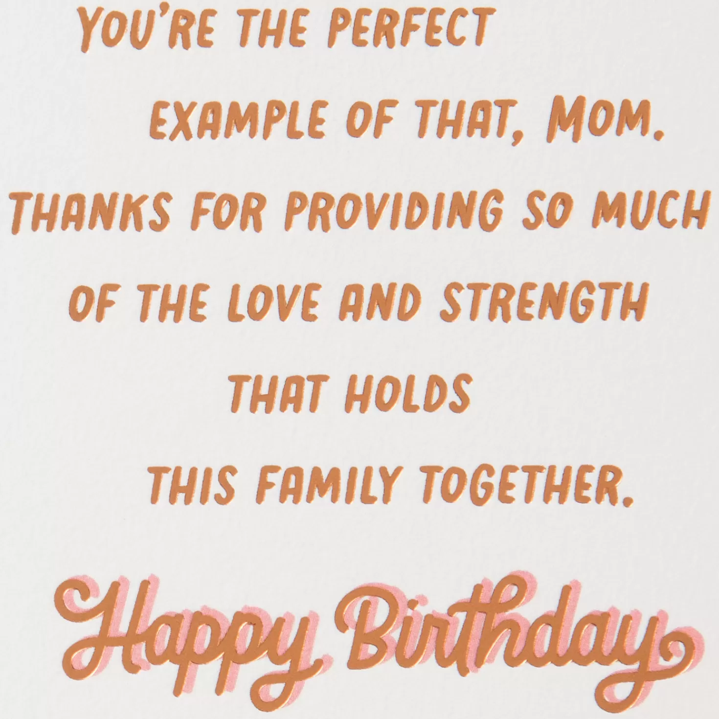 Birthday>Hallmark A Strong Mom Makes A Strong Family Birthday Card For Mom