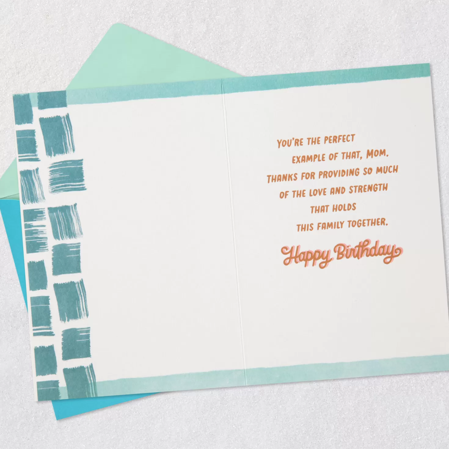 Birthday>Hallmark A Strong Mom Makes A Strong Family Birthday Card For Mom