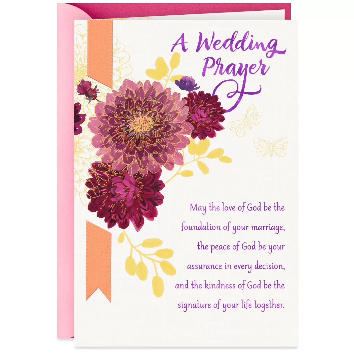 Cheap A Wedding Prayer Religious Wedding Card Wedding