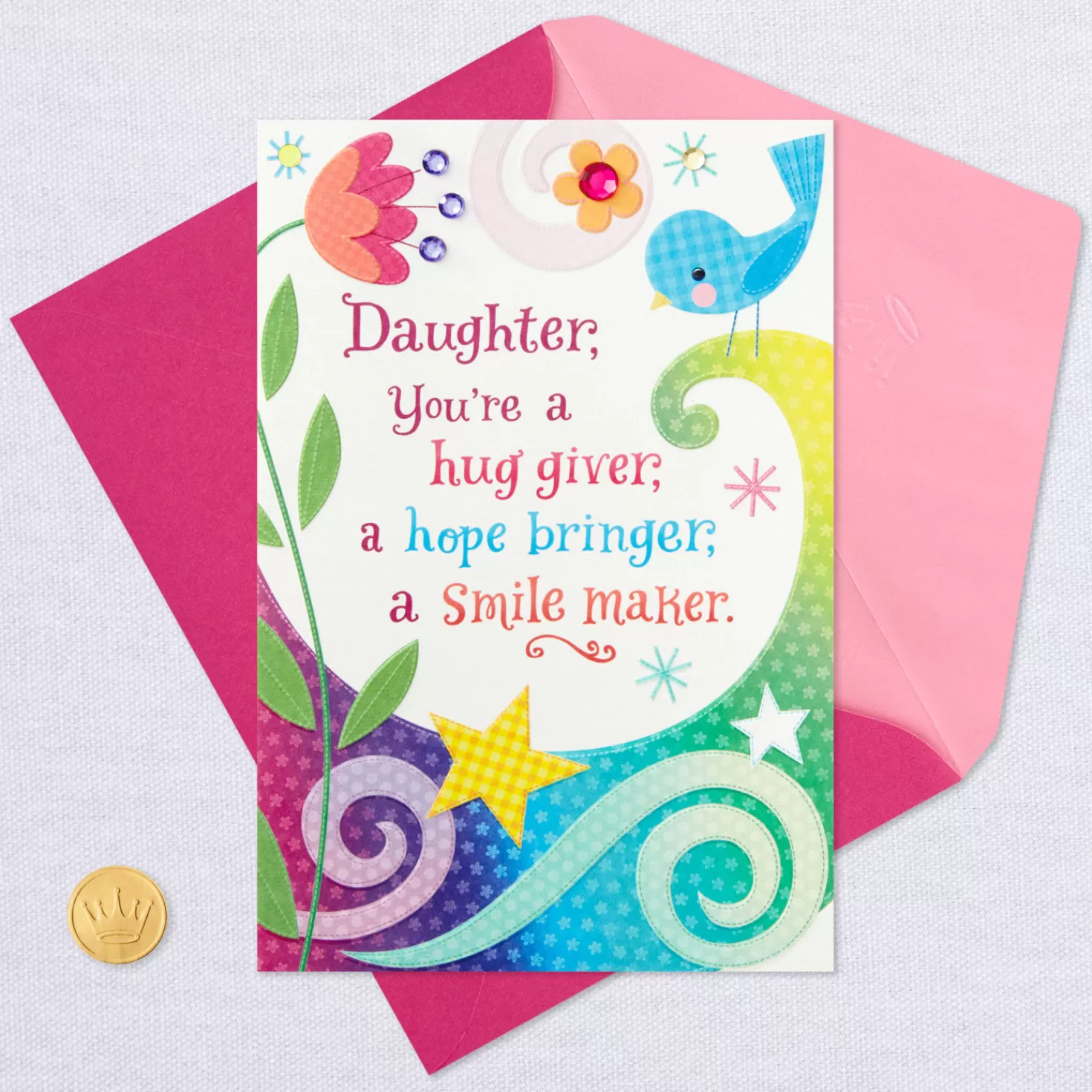 Birthday>Hallmark A Whole Lot Of Wonderful Birthday Card For Daughter