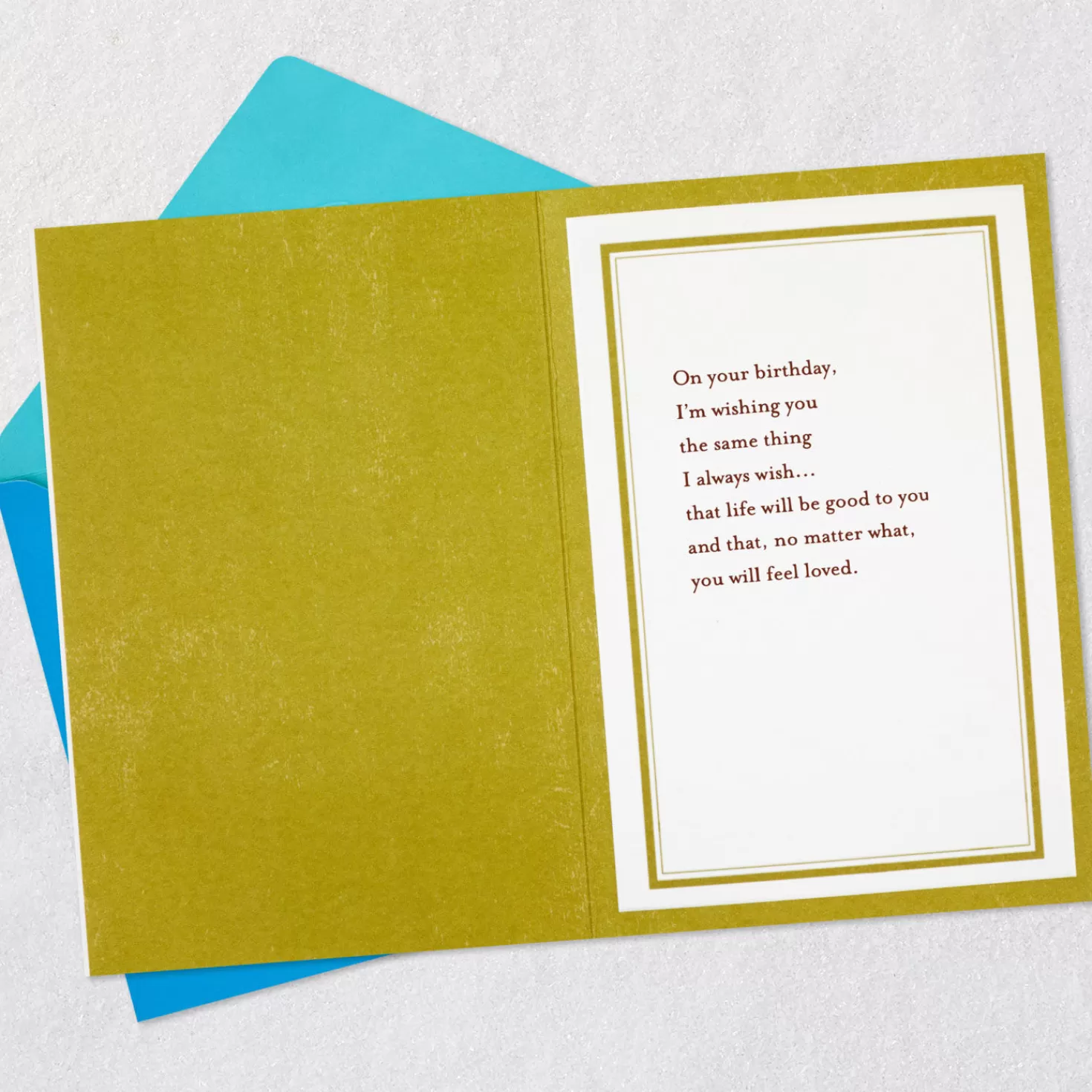 Birthday>Hallmark A Wish That You Feel Loved Birthday Card For Dad