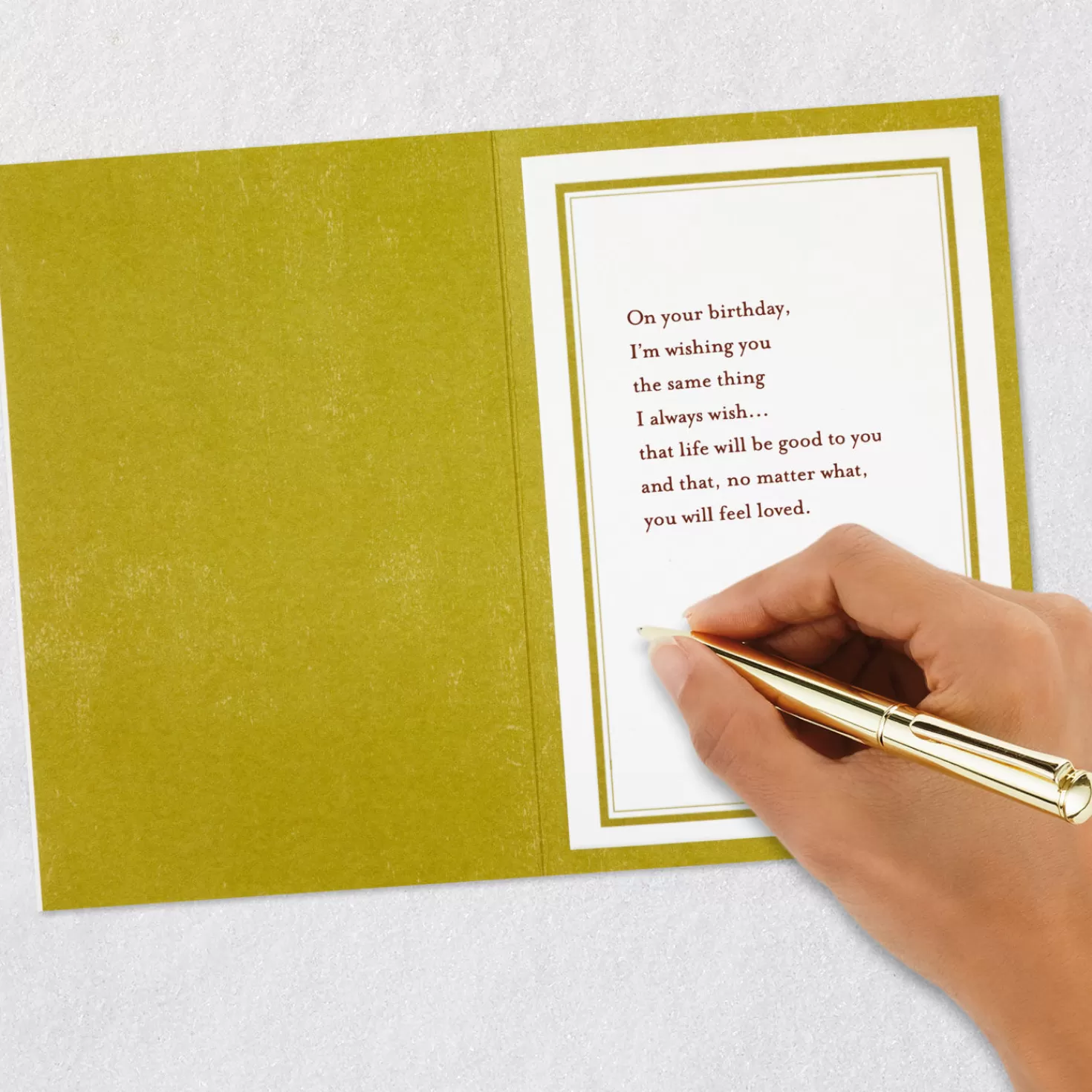 Birthday>Hallmark A Wish That You Feel Loved Birthday Card For Dad