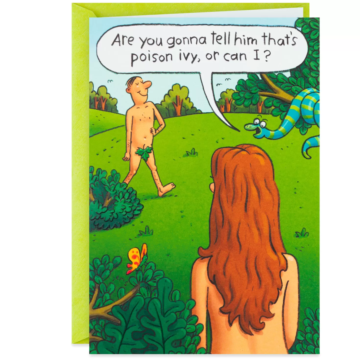 Birthday>Hallmark Adam And Eve Funny Birthday Card