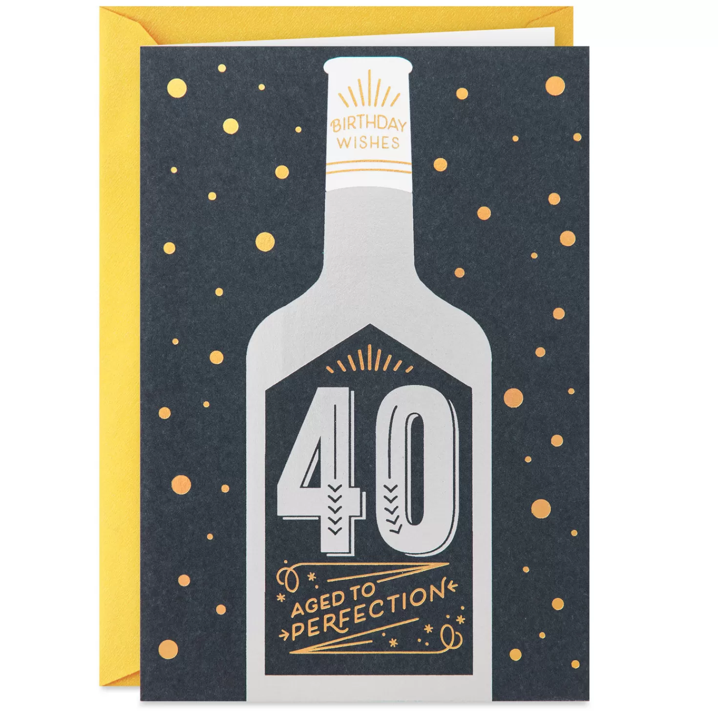 Birthday>Hallmark Aged To Perfection 40Th Birthday Card